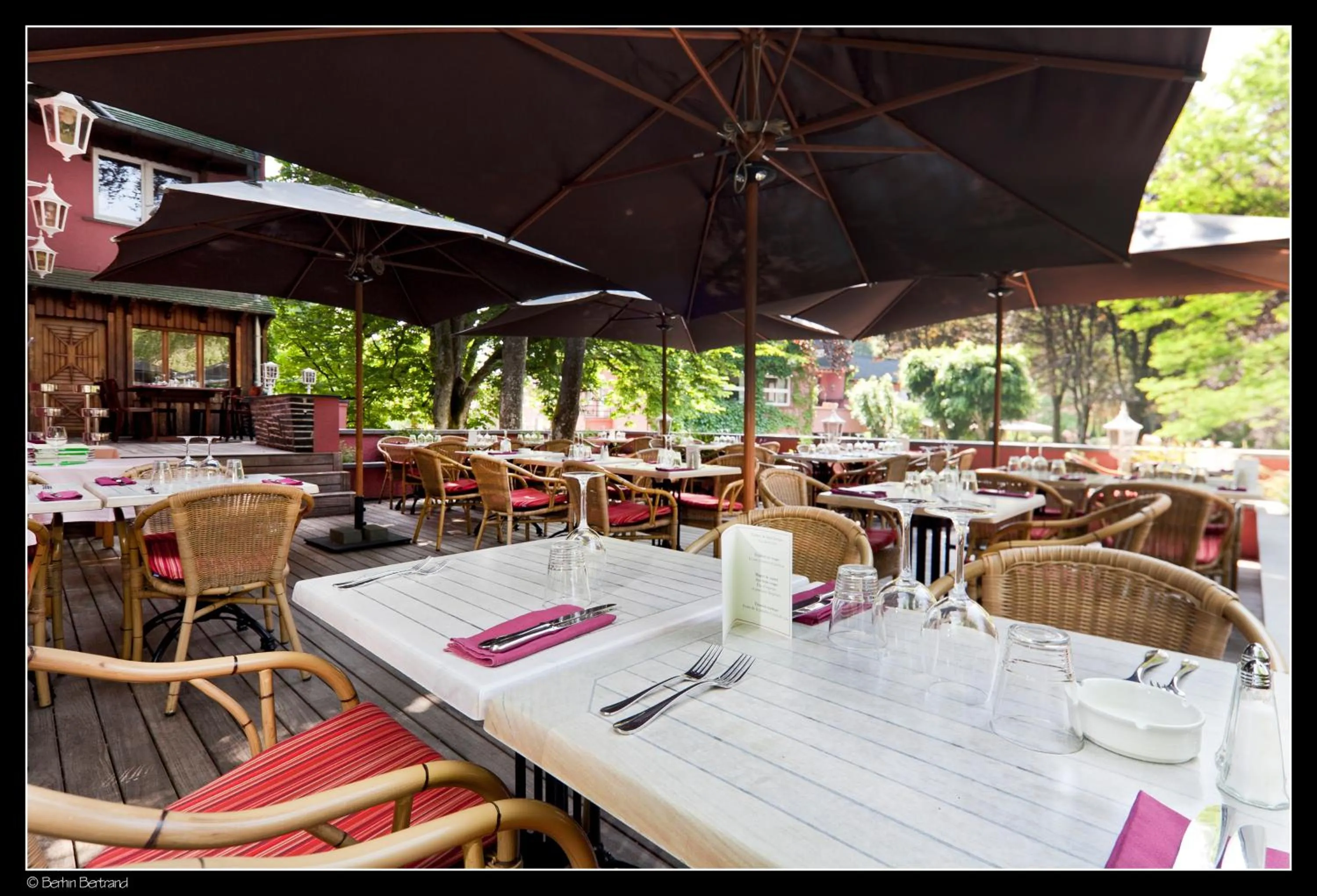 Balcony/Terrace in Auberge De La Gaichel