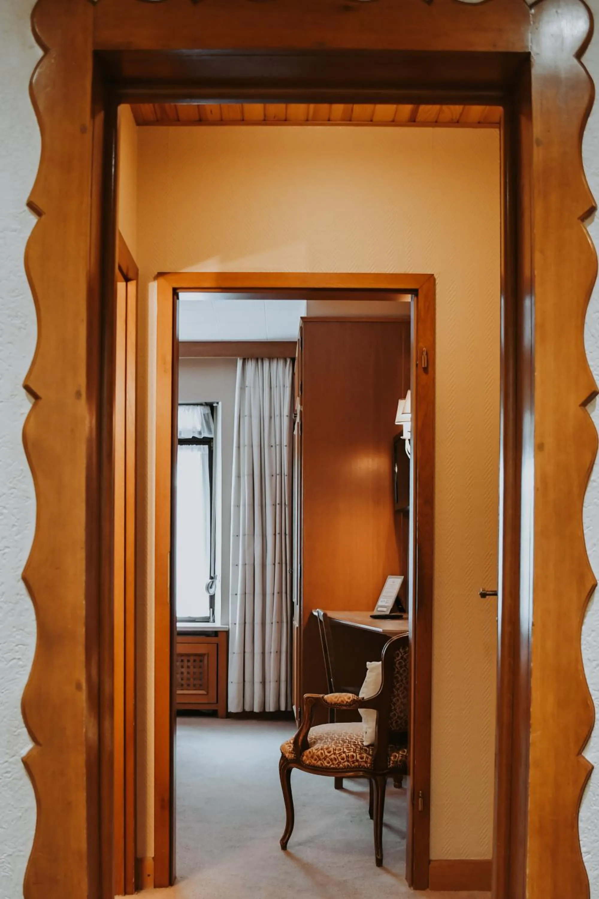 Seating area in Auberge De La Gaichel