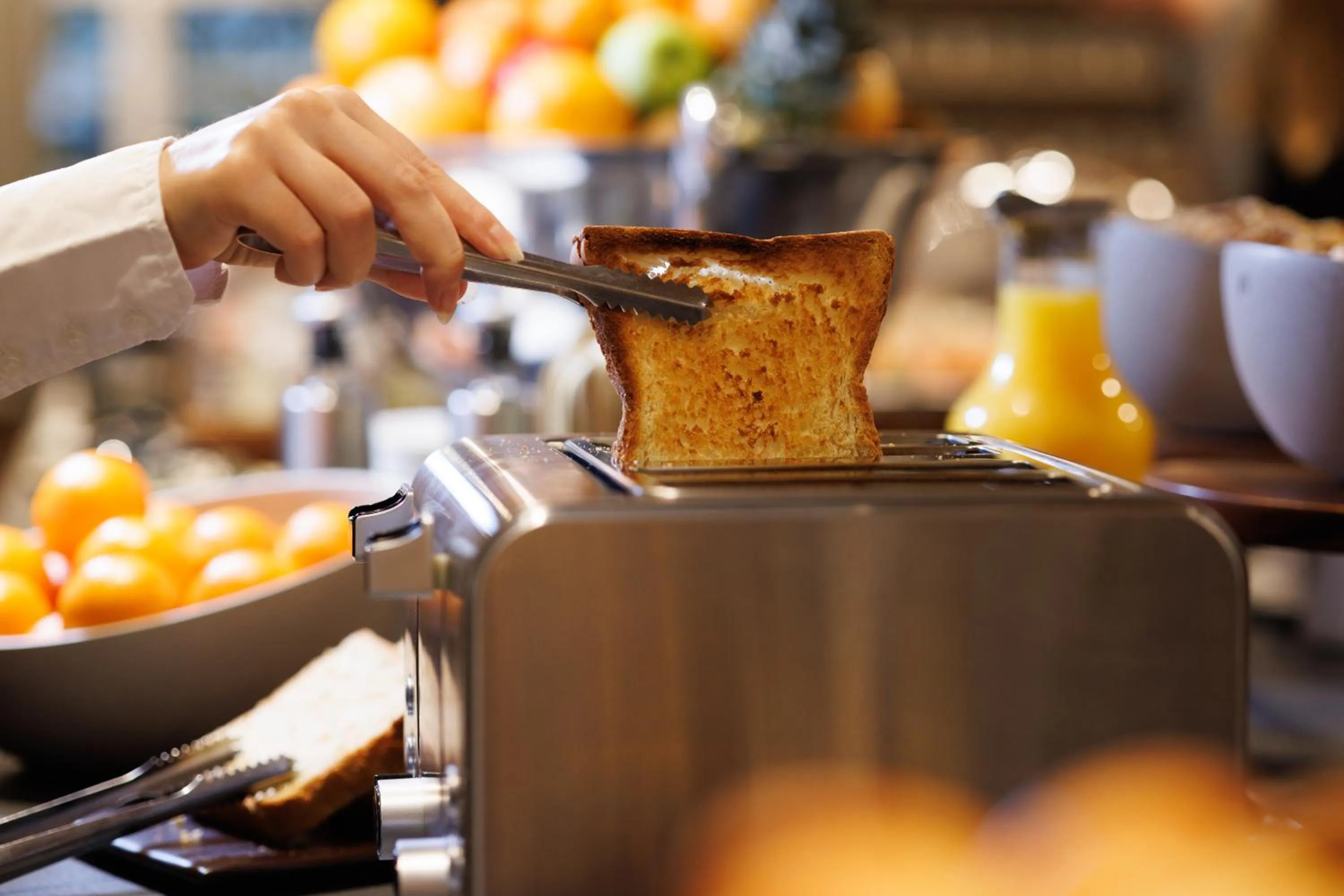 Buffet breakfast in Hôtel Restaurant La Vallée Noble, proche Eguisheim Colmar