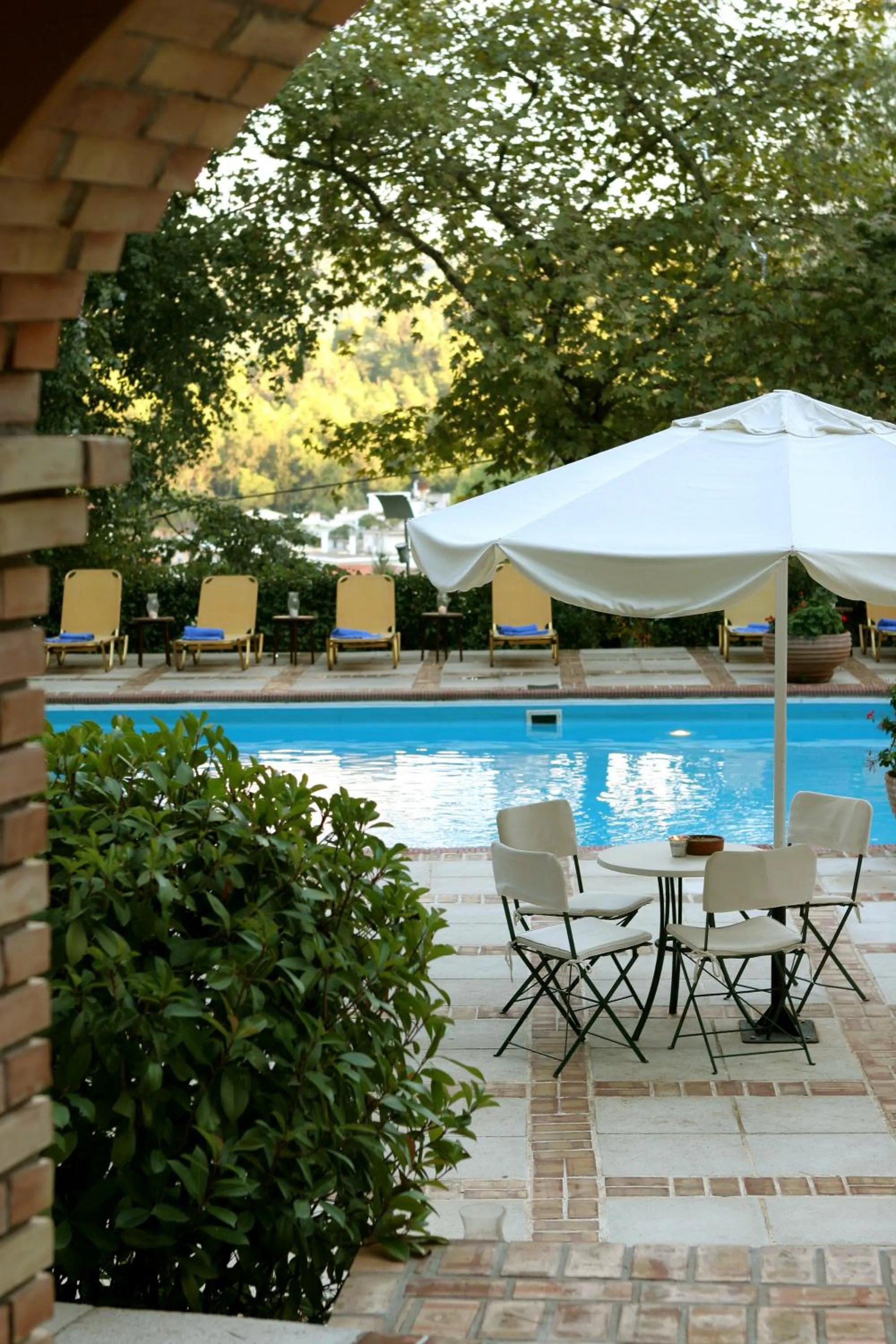 Patio in Hotel Antonios