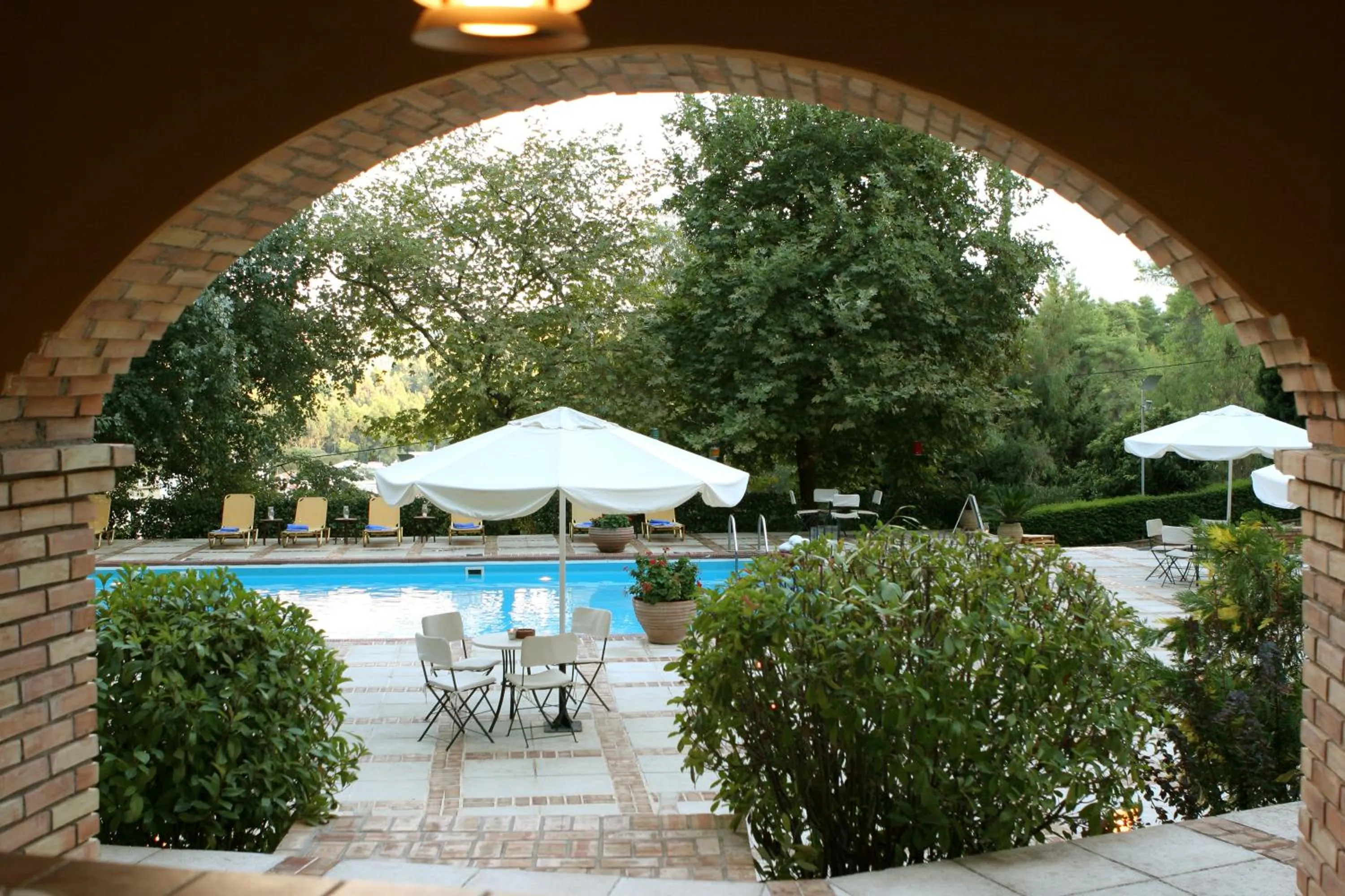 Patio in Hotel Antonios