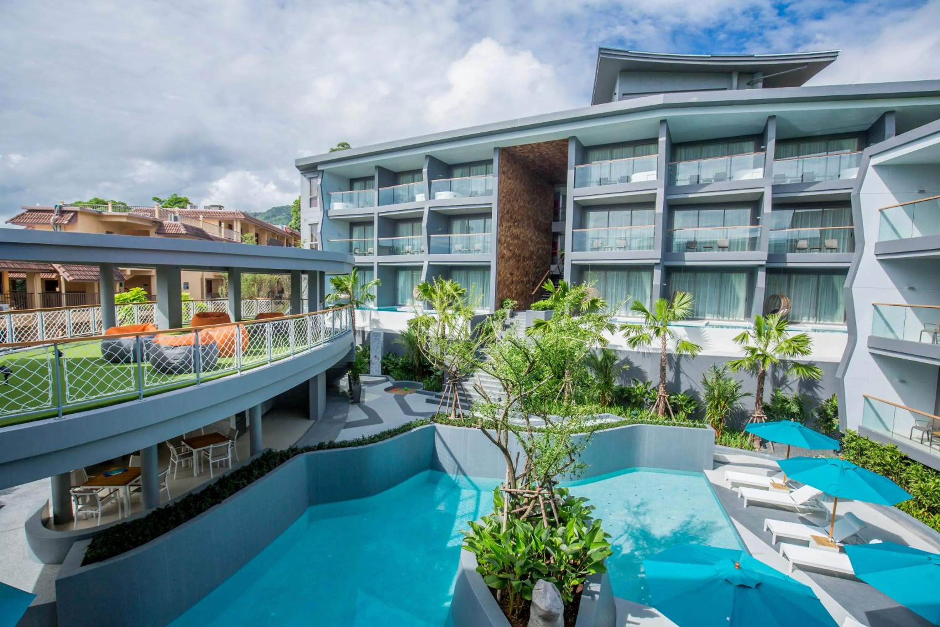 Swimming pool in The SIS Kata Resort - Adult Only