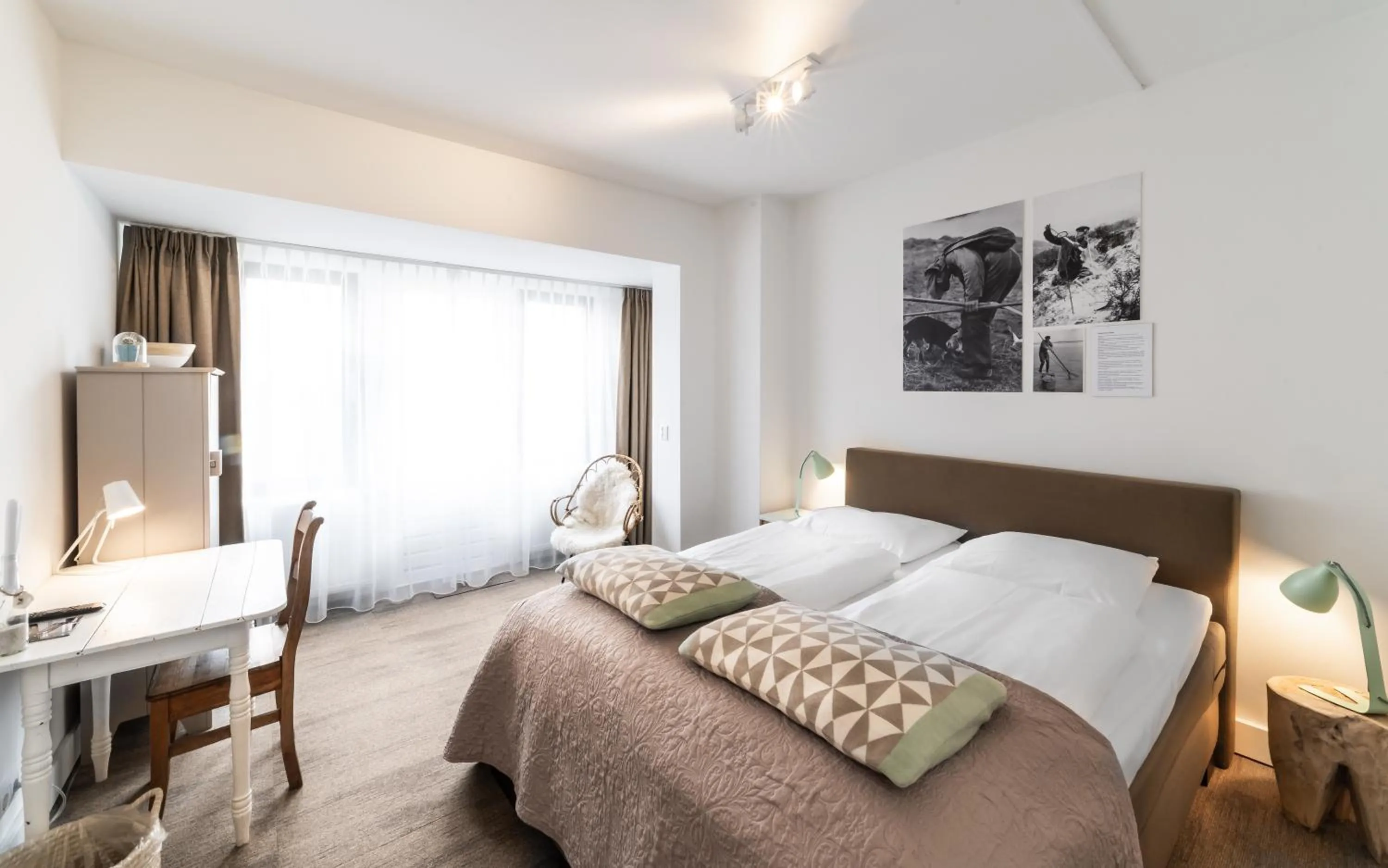 Bedroom, Bed in Het Vlielandhotel