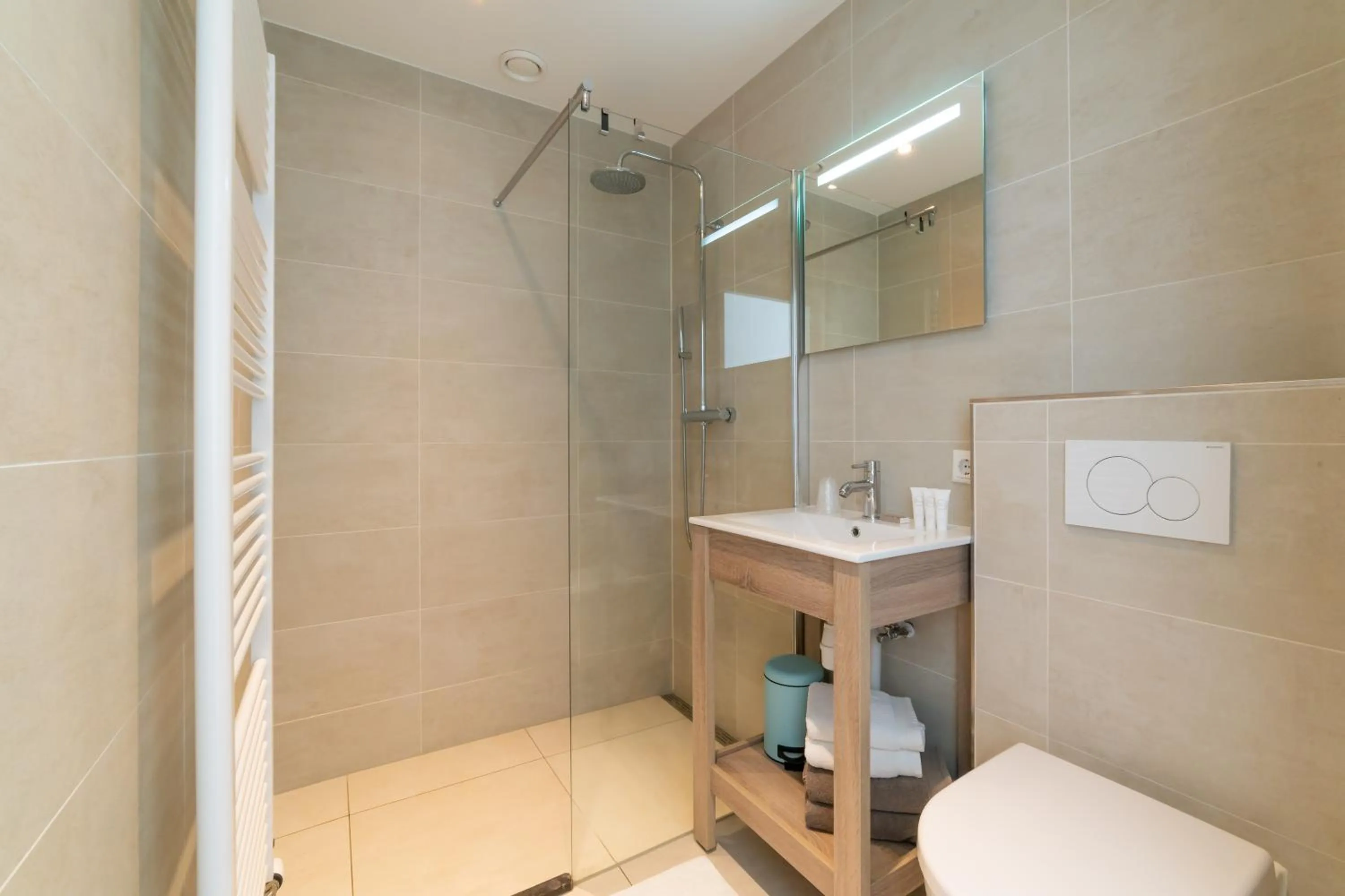 Shower in Het Vlielandhotel