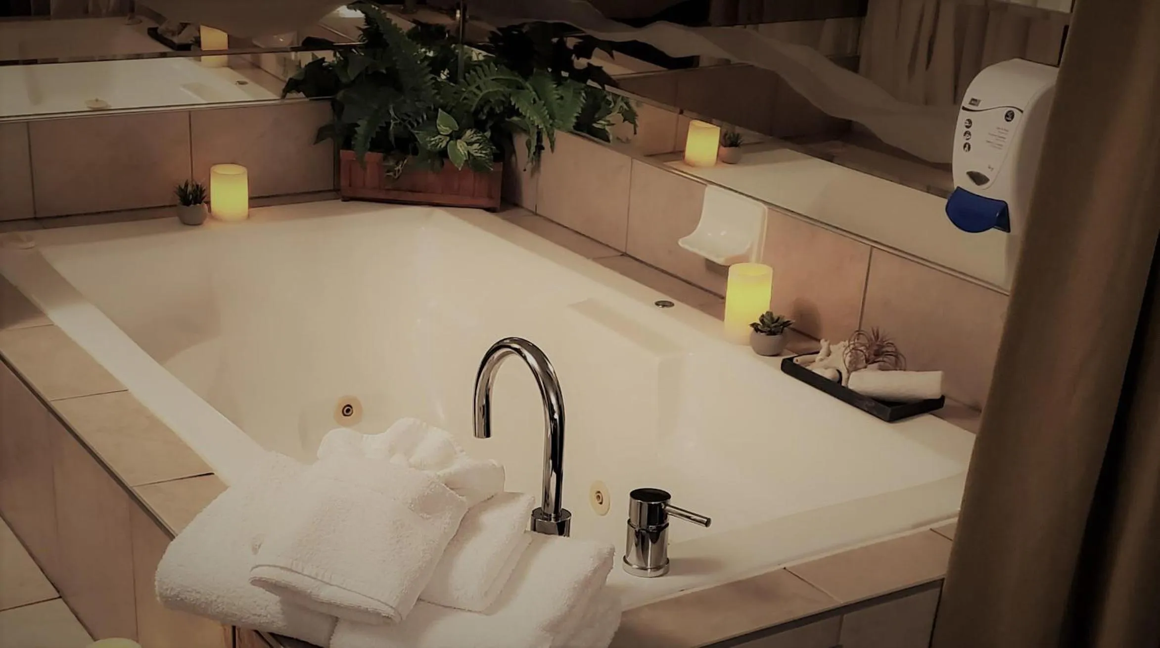 Bathroom in Hotel et Motel Le Chateauguay