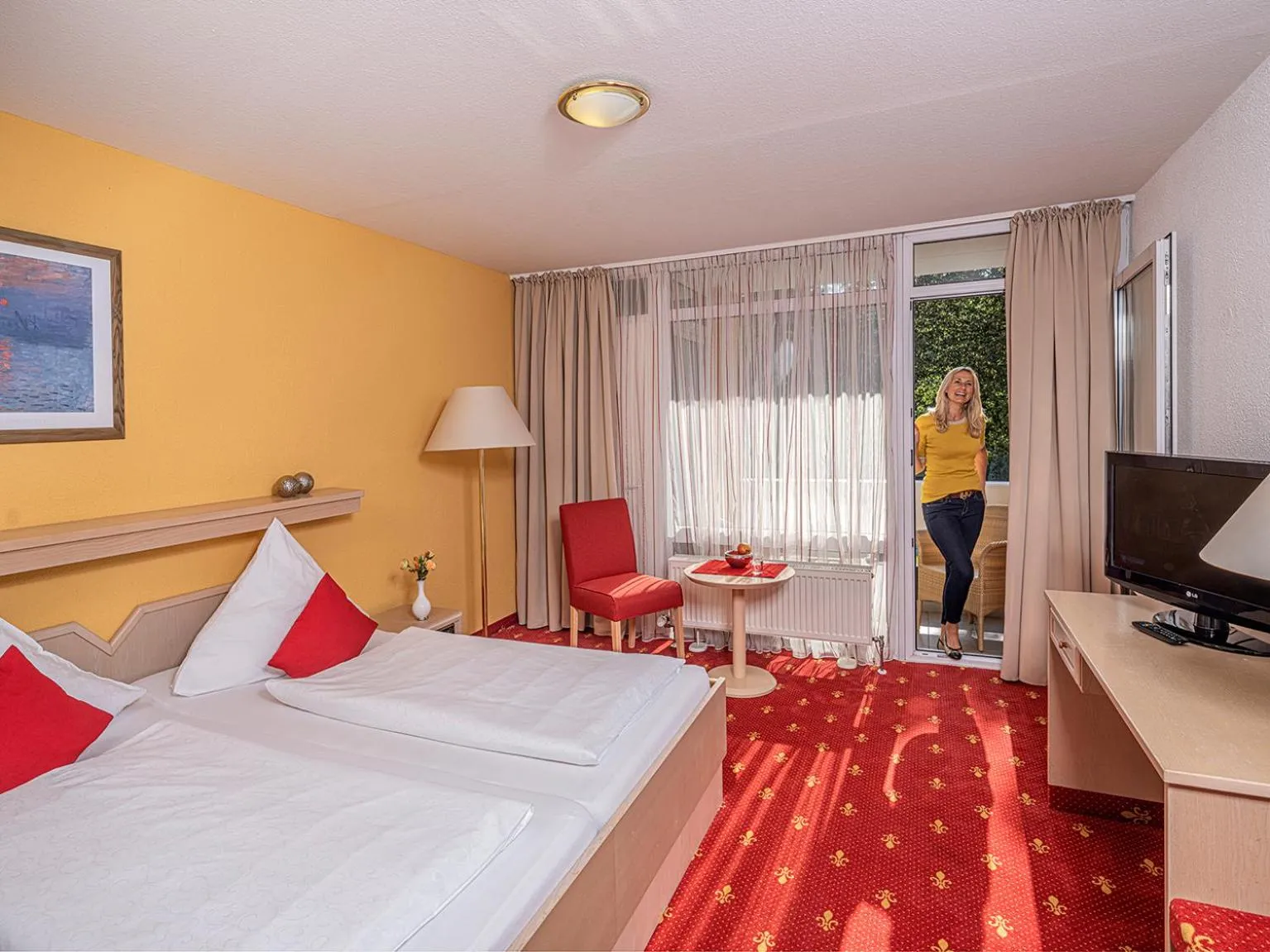 Bed in Kurhotel Panland