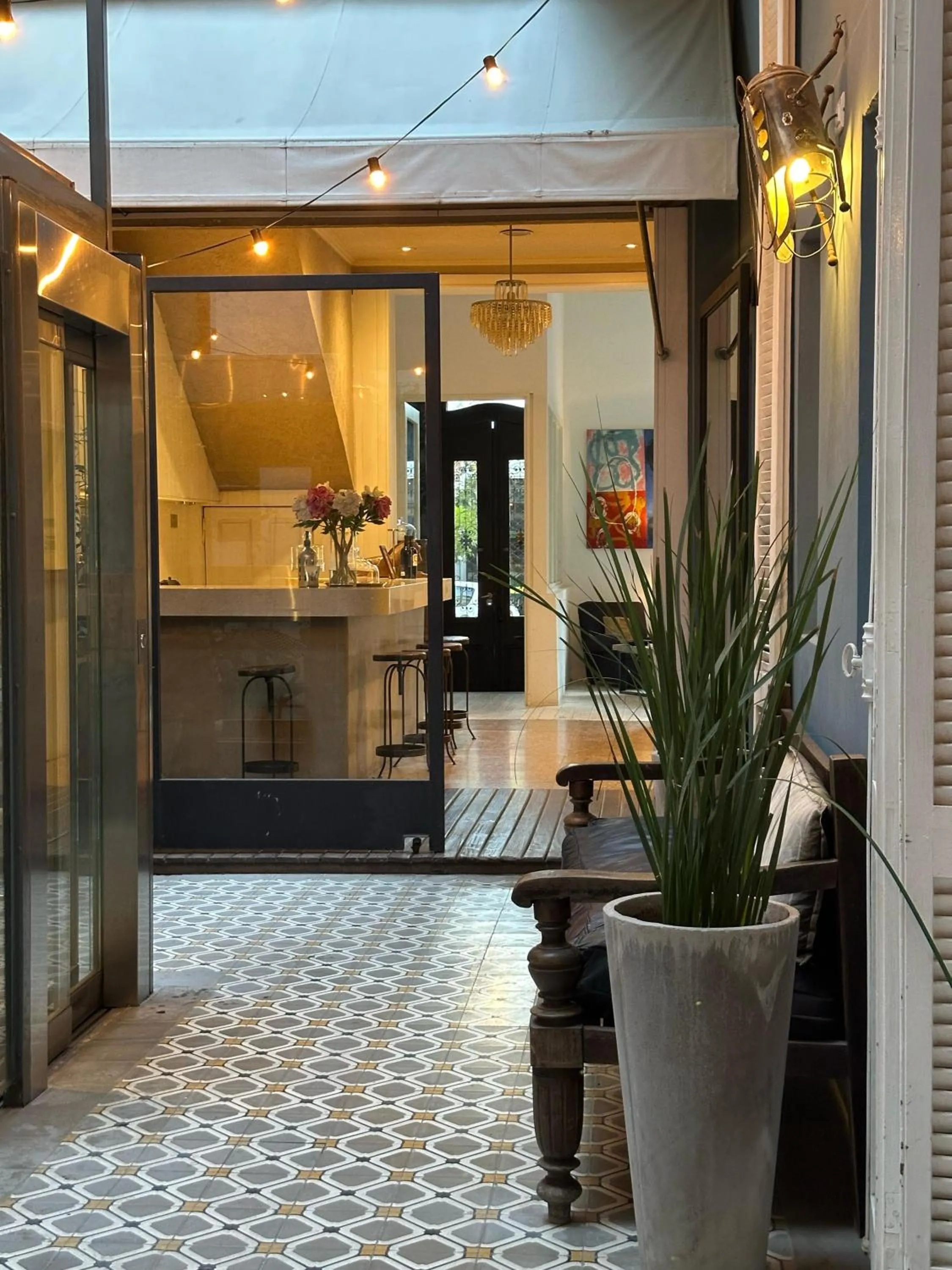 Patio in Hotel Costa Rica