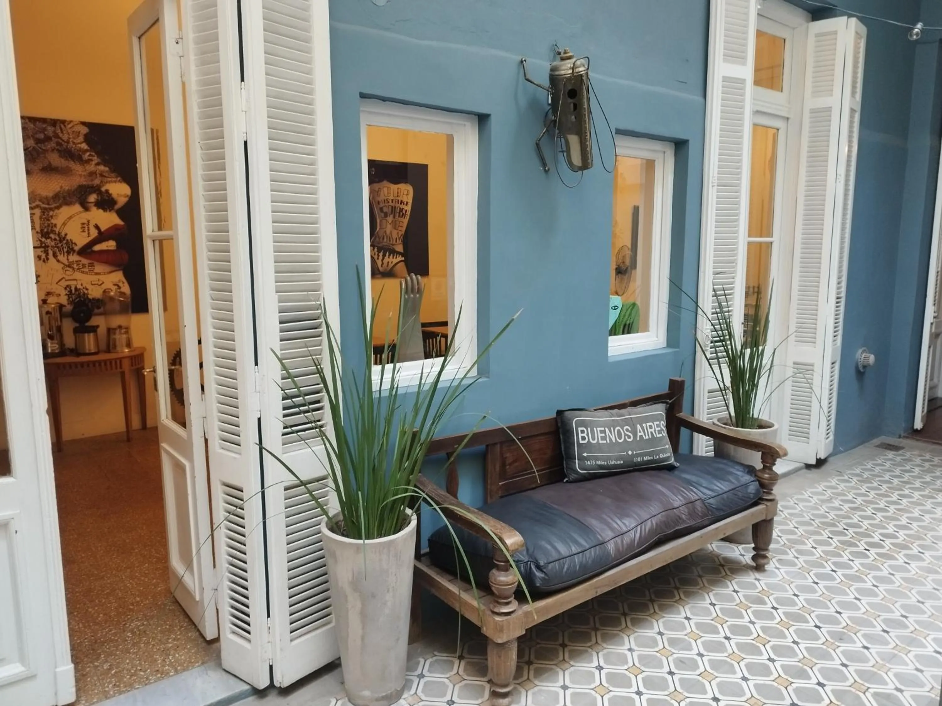 Patio in Hotel Costa Rica