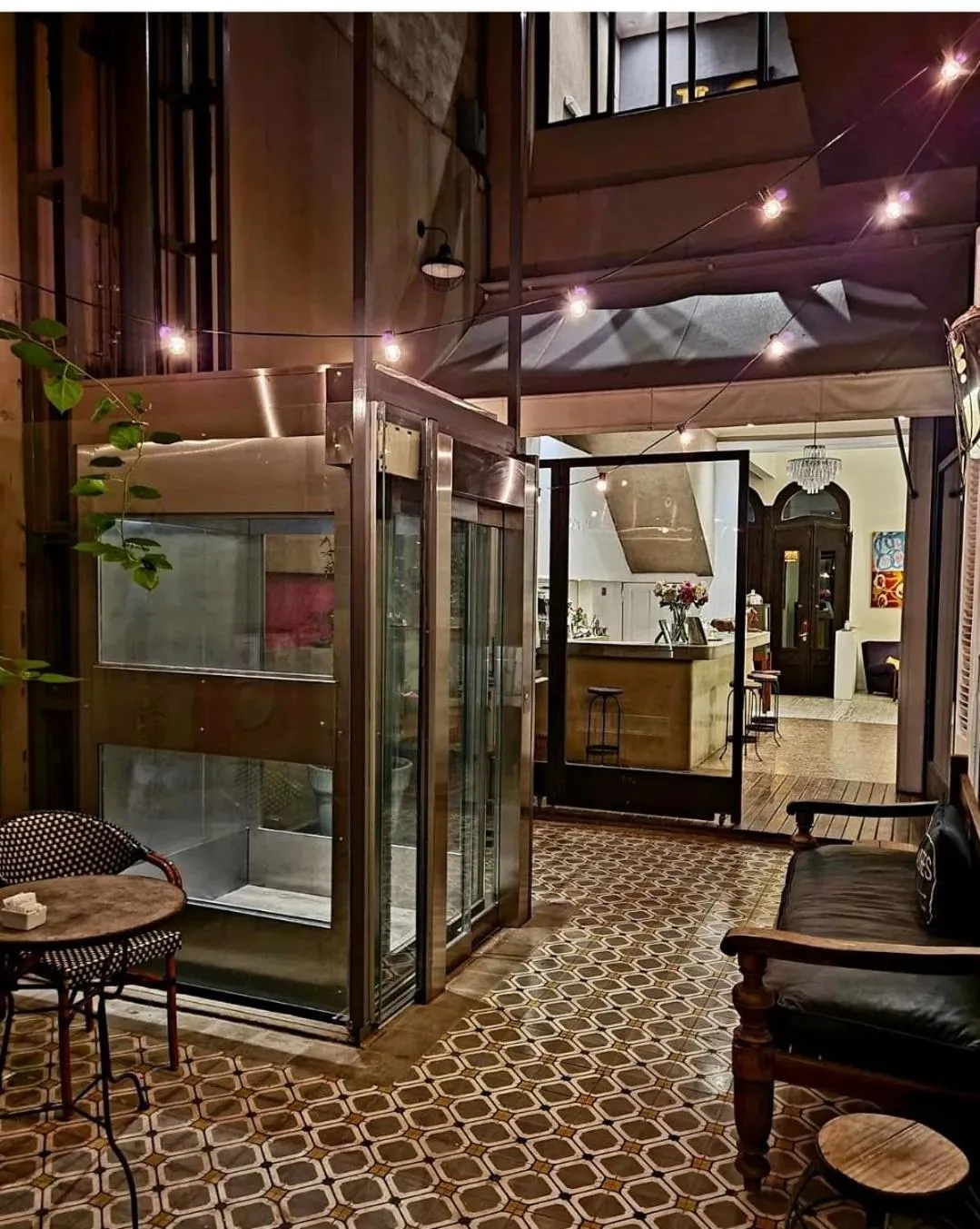 Patio in Hotel Costa Rica