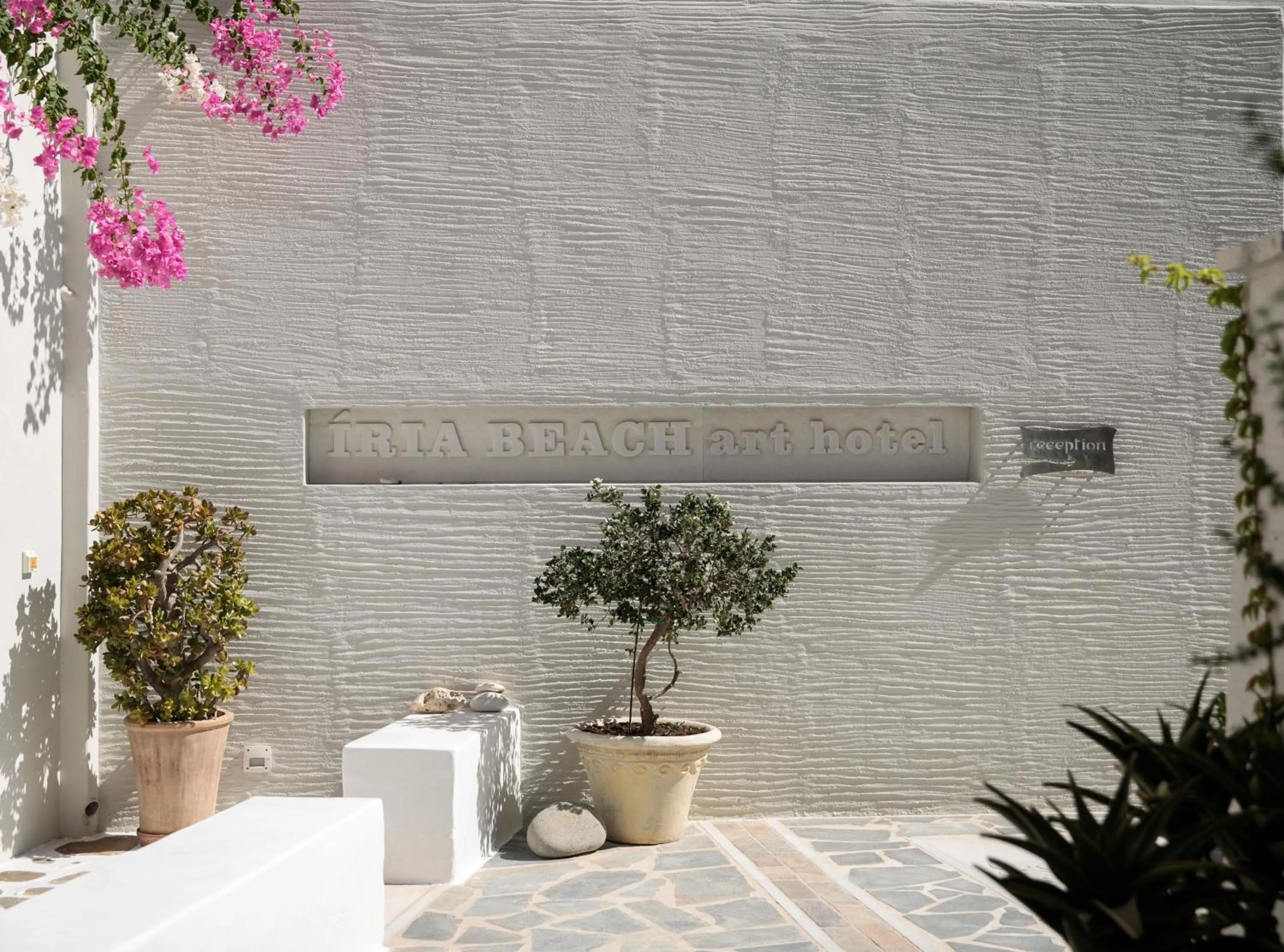 Property logo or sign in Iria Beach Art Hotel