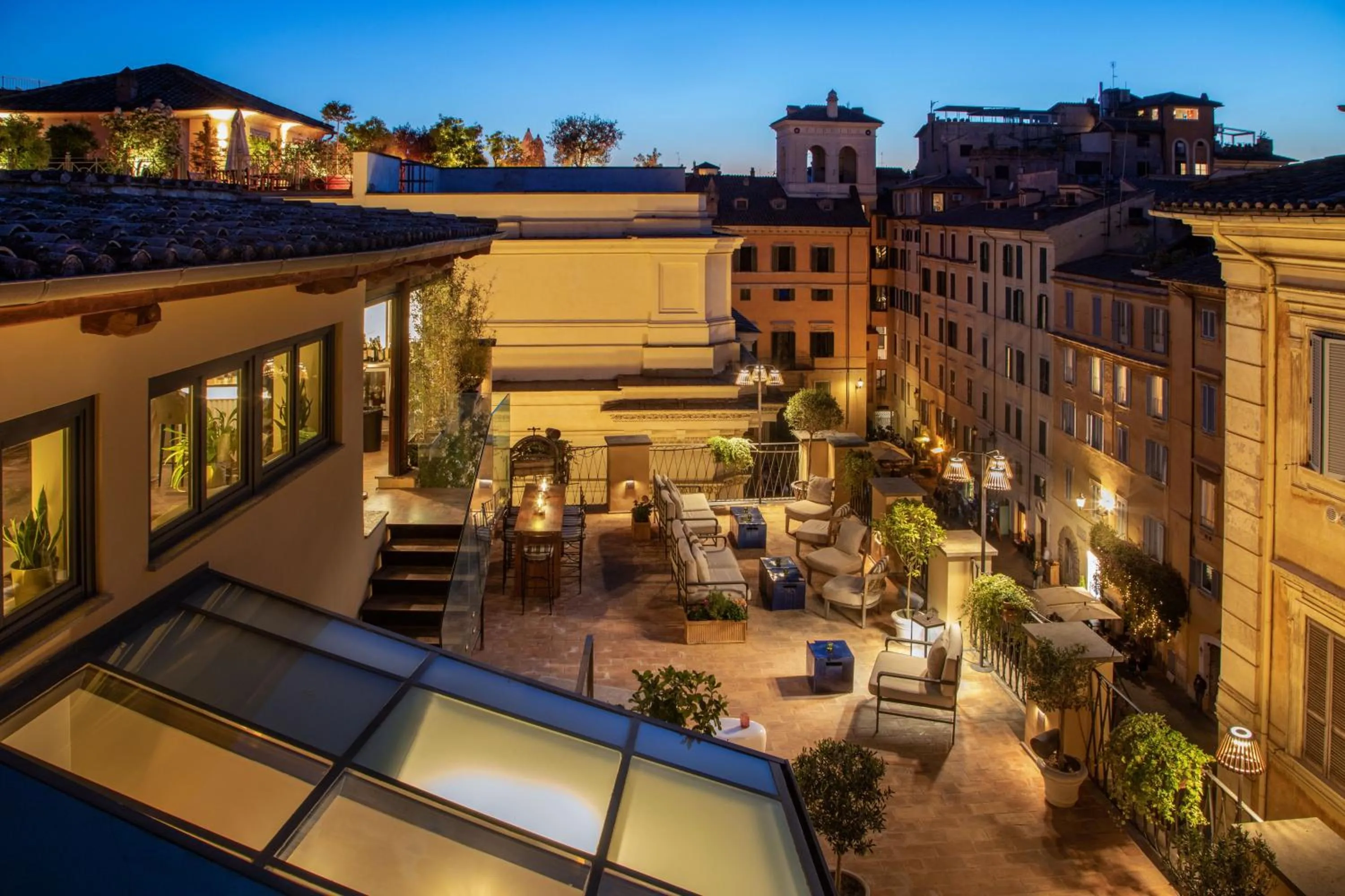 Patio in 9Hotel Cesari