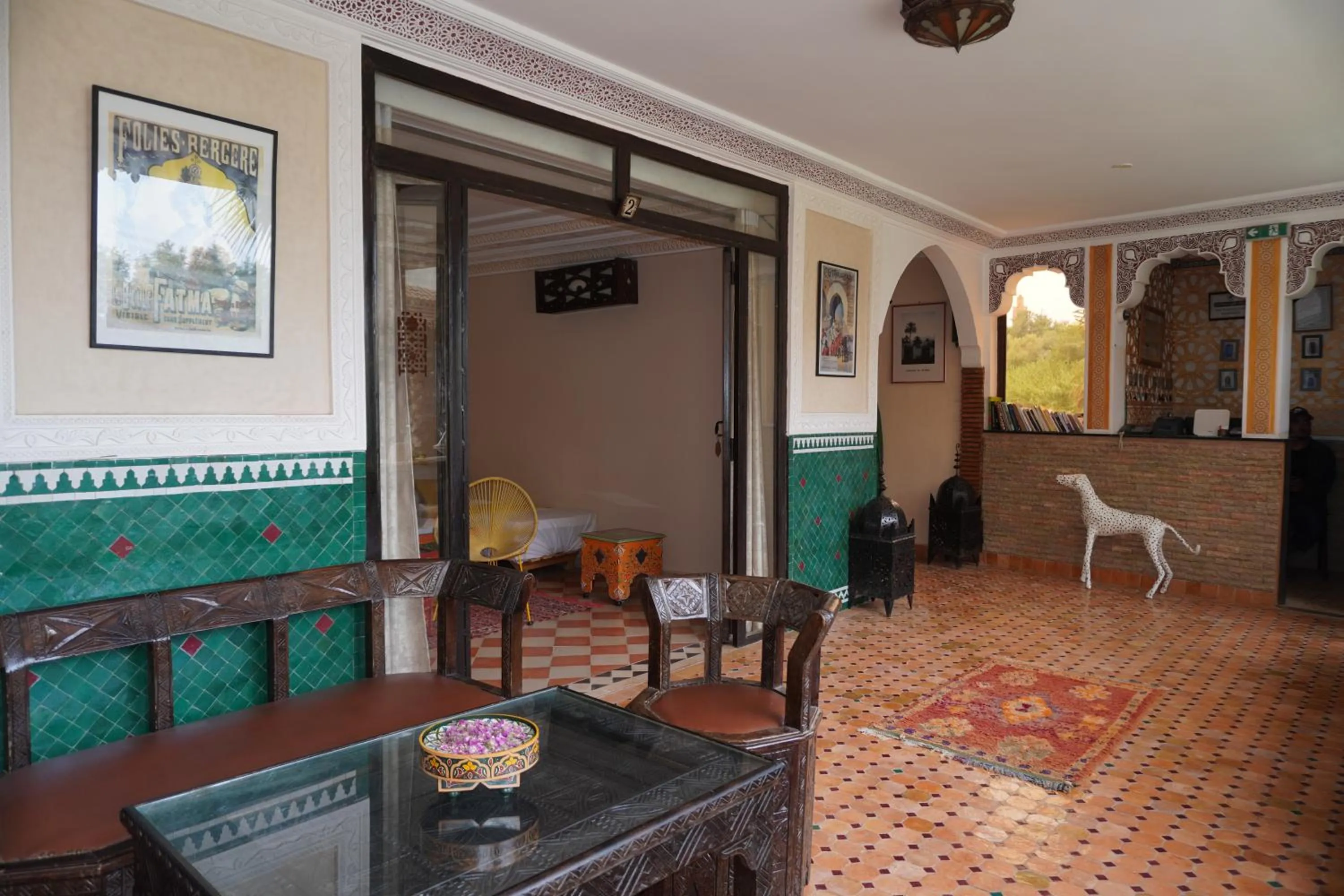 Seating area in Riad Saida Atlas