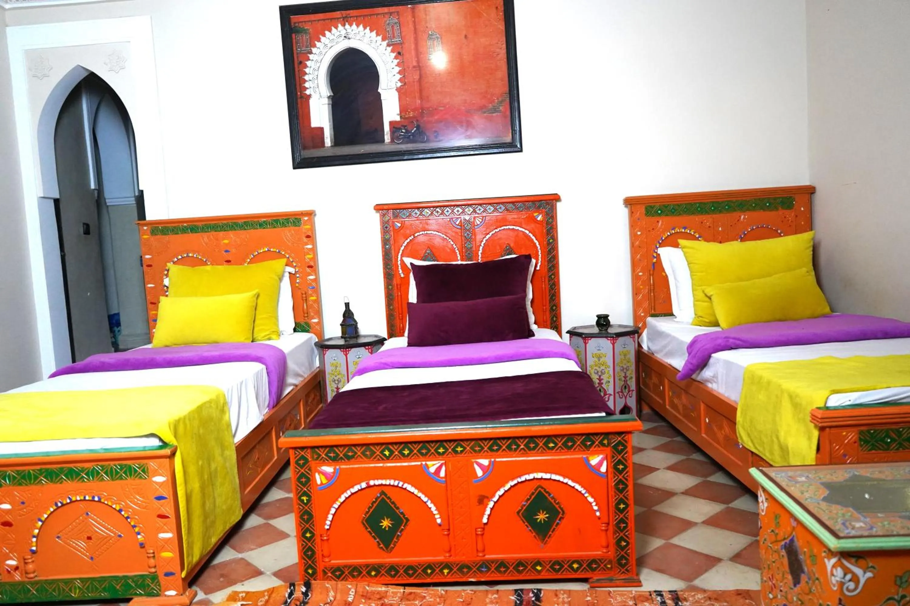 Property building, Bed in Riad Saida Atlas