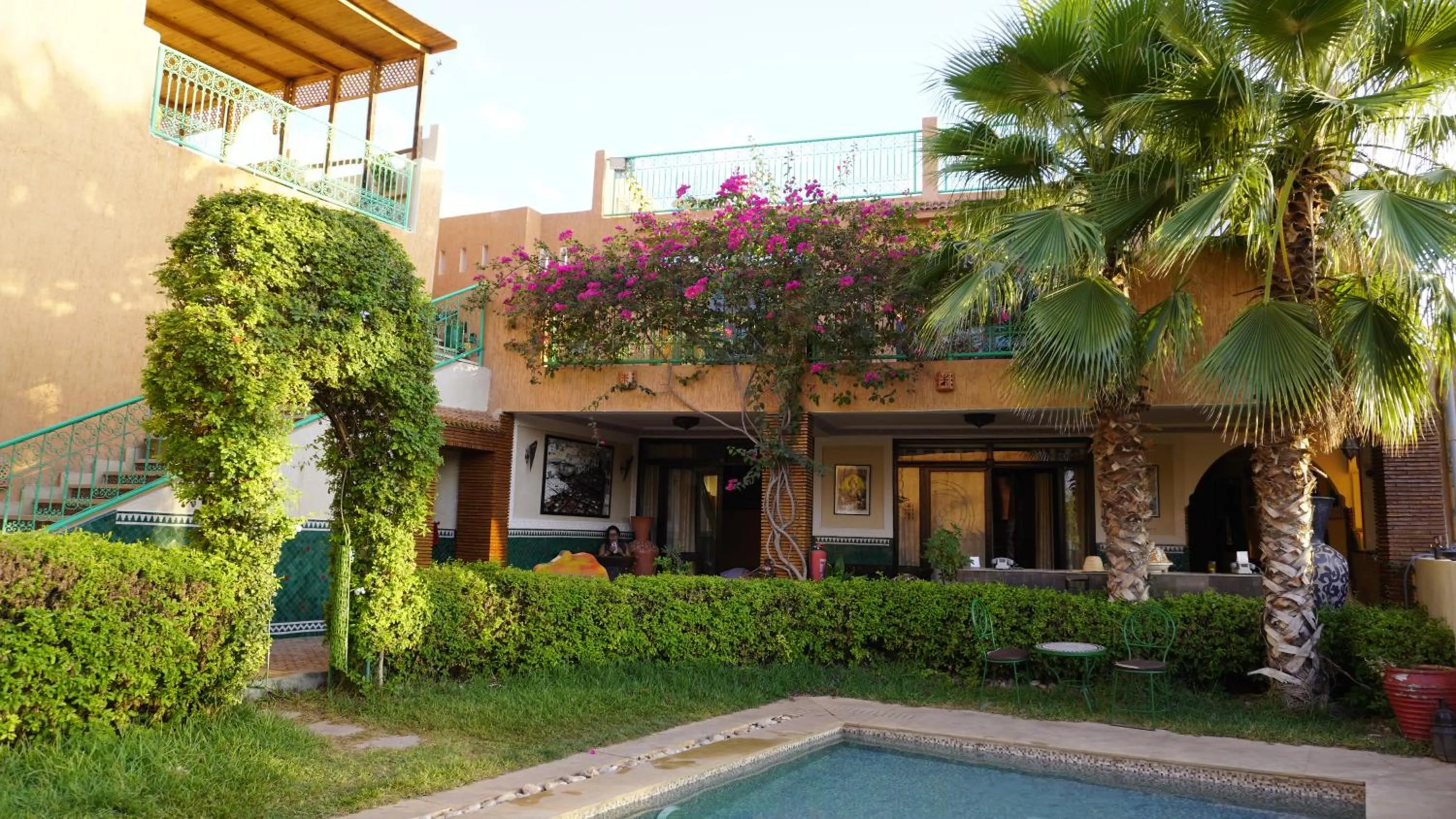 Swimming pool in Riad Saida Atlas