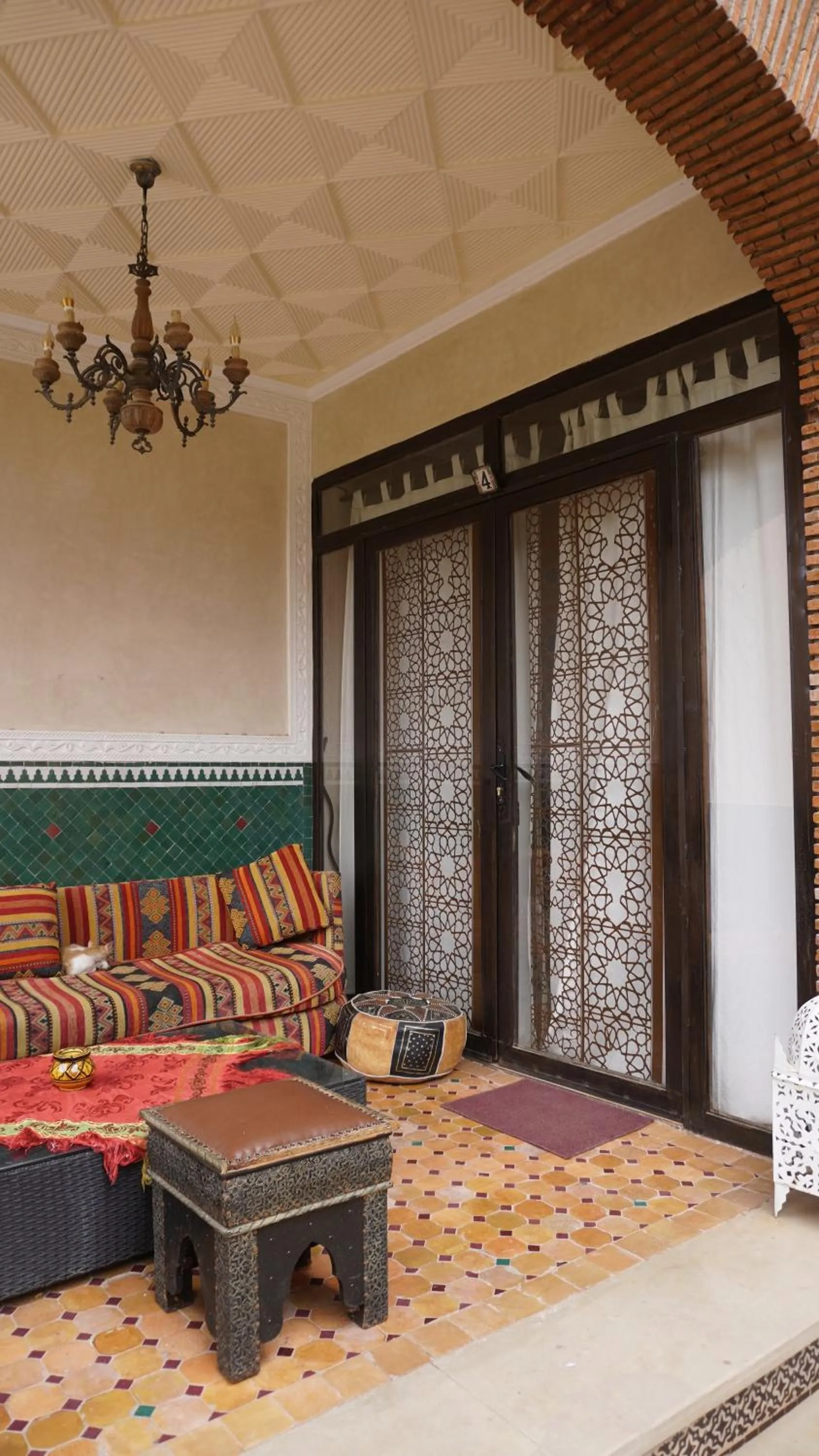 Seating area in Riad Saida Atlas