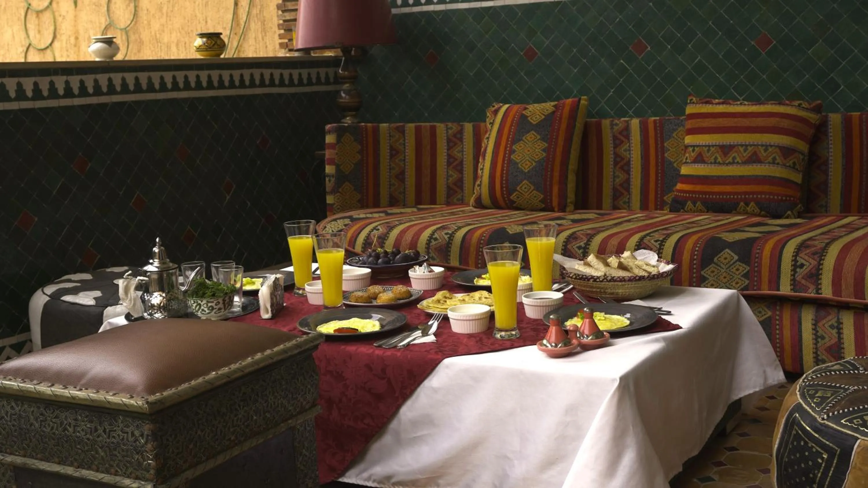 Living room in Riad Saida Atlas