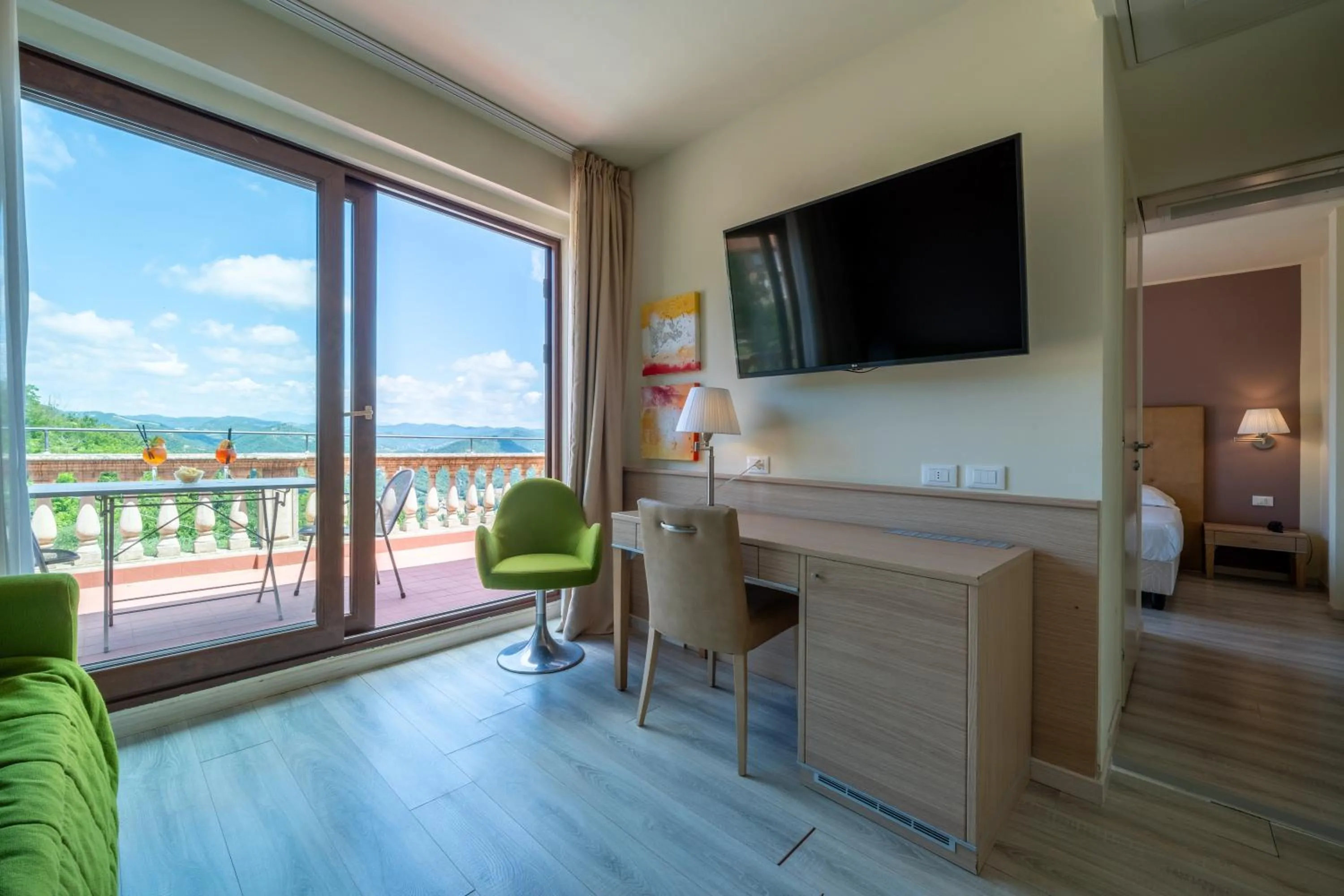 Seating area in Fortebraccio