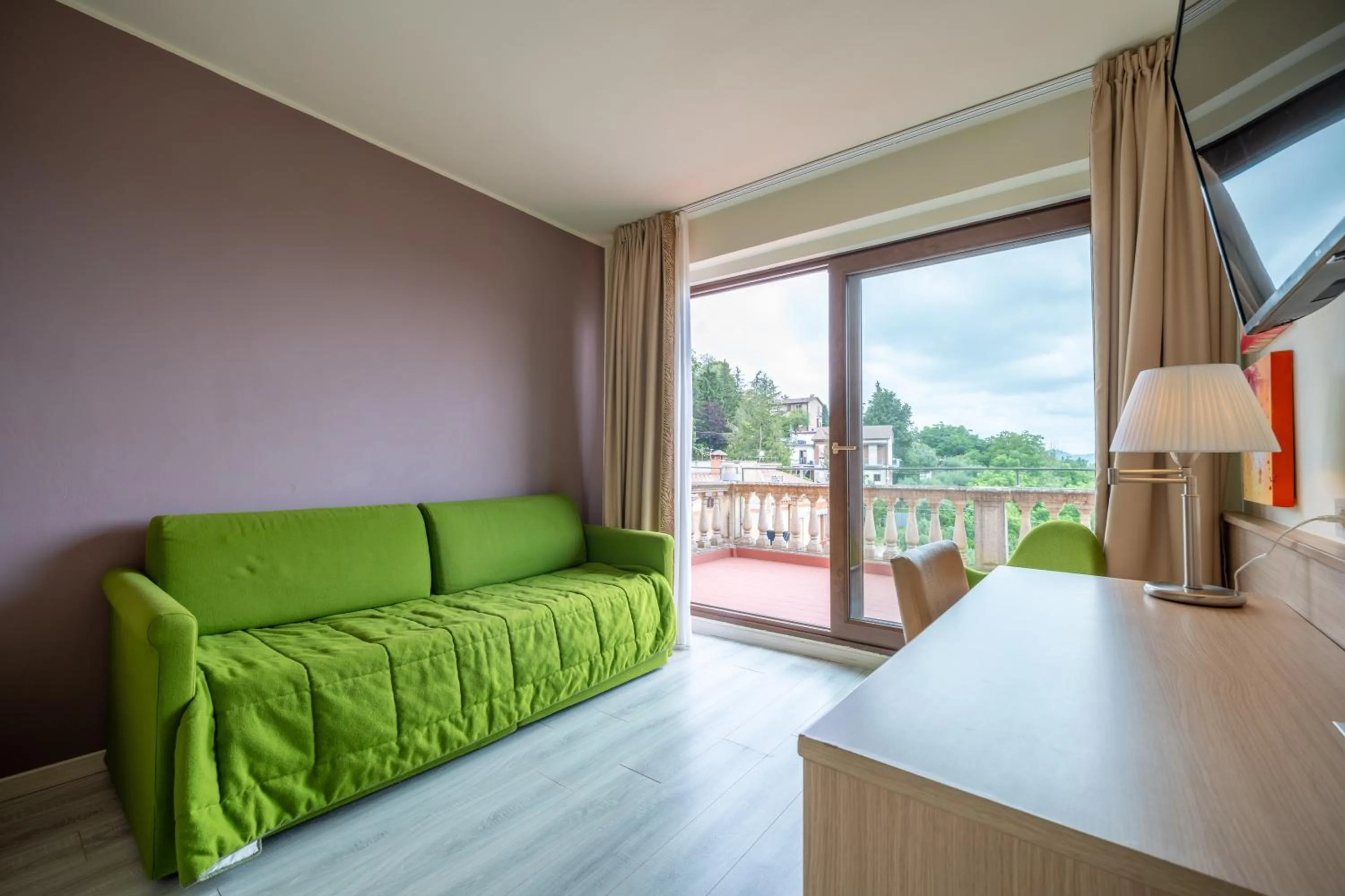 Seating area in Fortebraccio