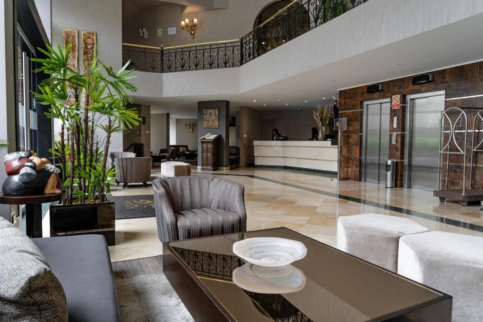 Lobby or reception in Hotel Jose Antonio