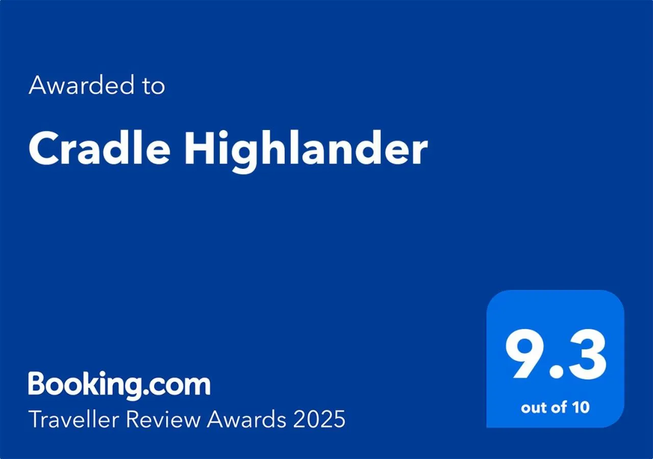 Certificate/Award in Cradle Highlander