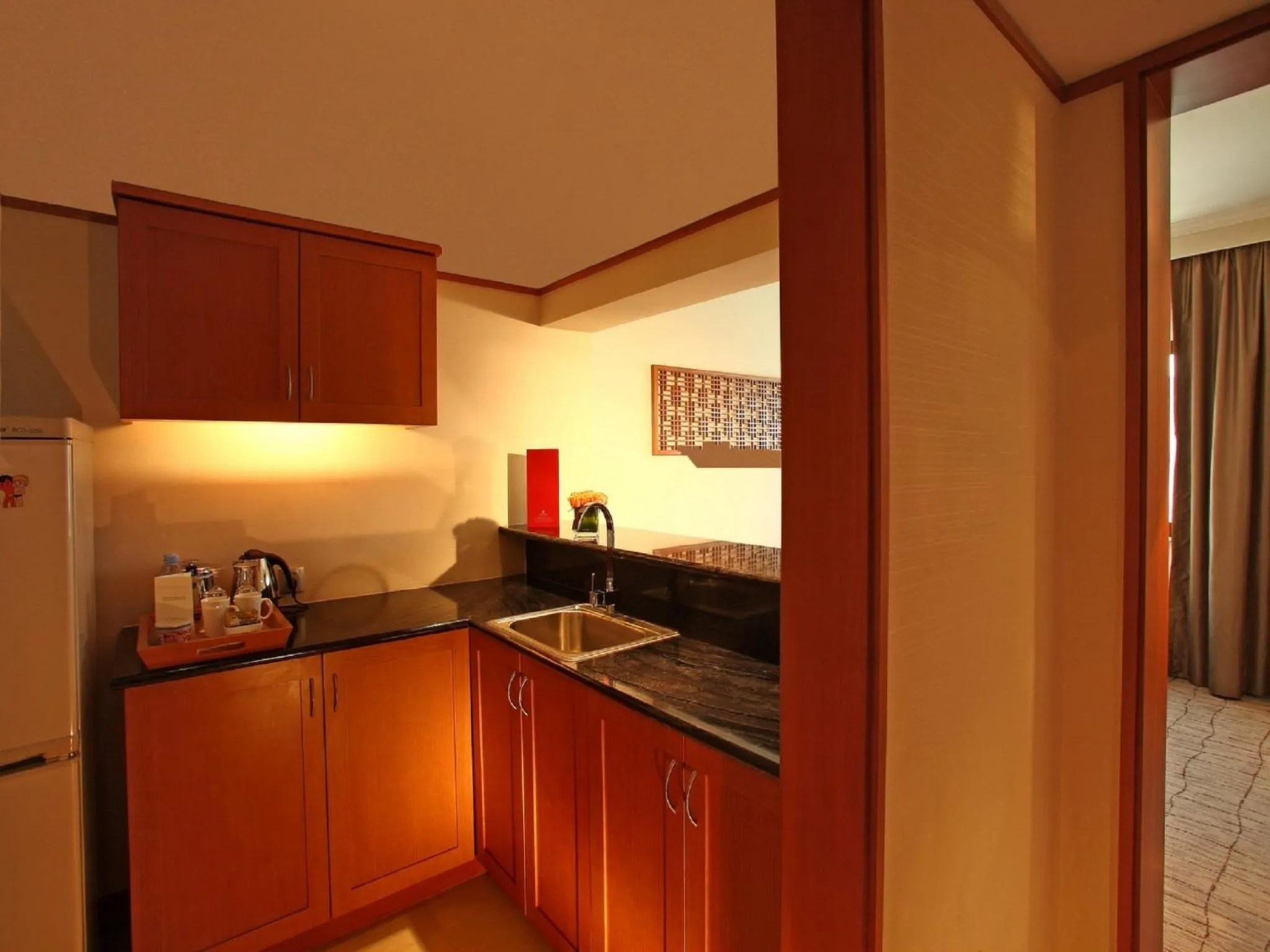 Kitchen or kitchenette in Xi'an Dajing Castle Hotel Bell Tower & YONGNING Gate