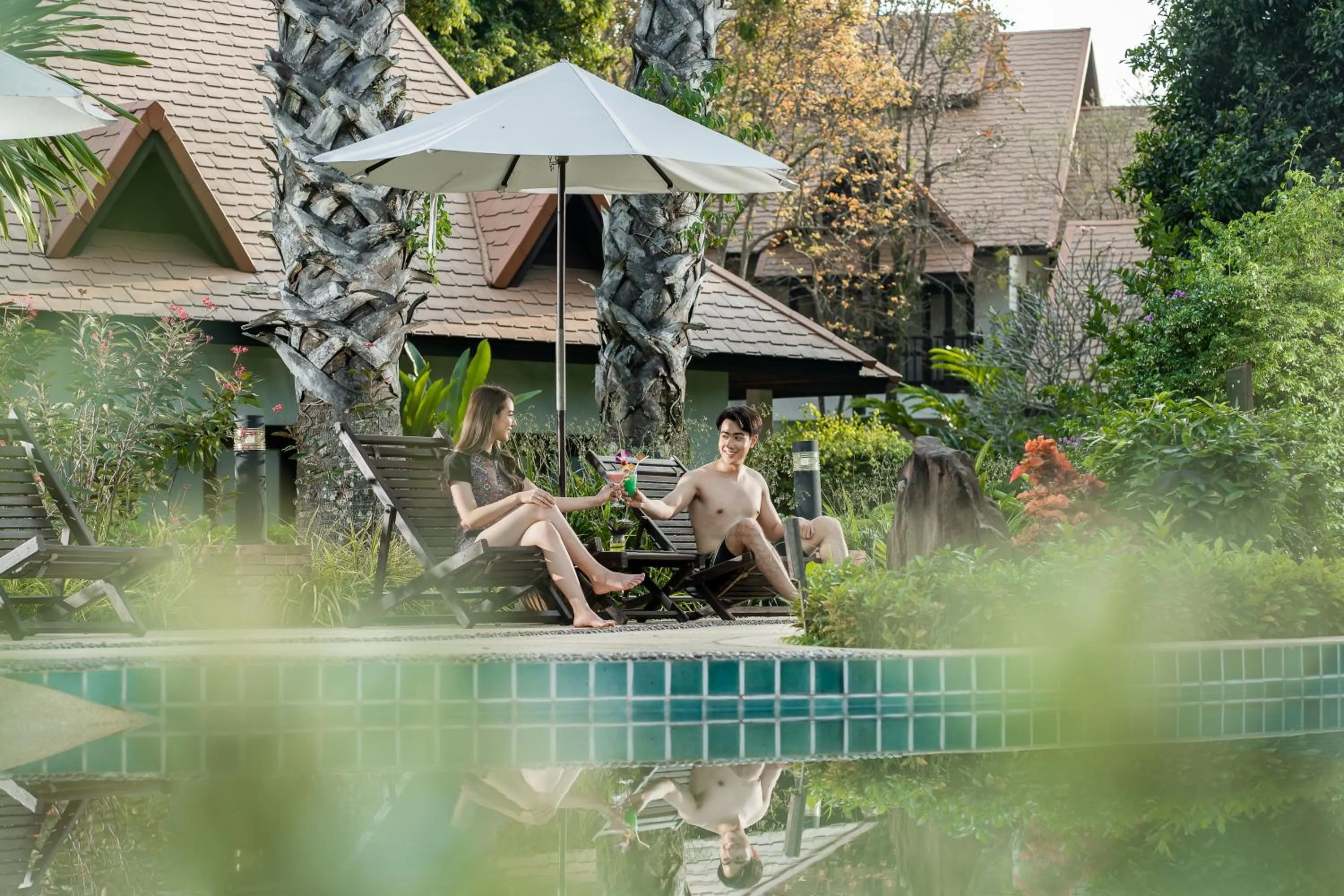 Swimming pool in The Legend Chiang Rai Boutique River Resort & Spa