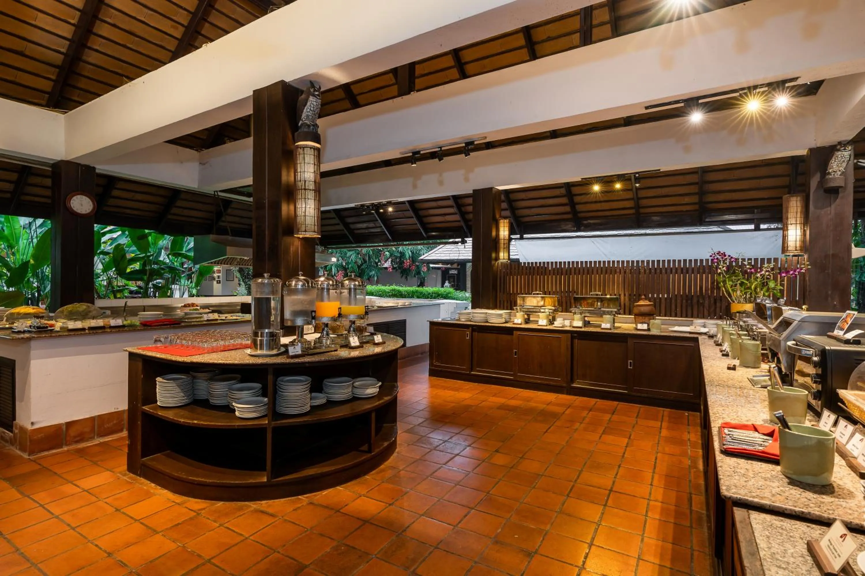 Buffet breakfast in The Legend Chiang Rai Boutique River Resort & Spa