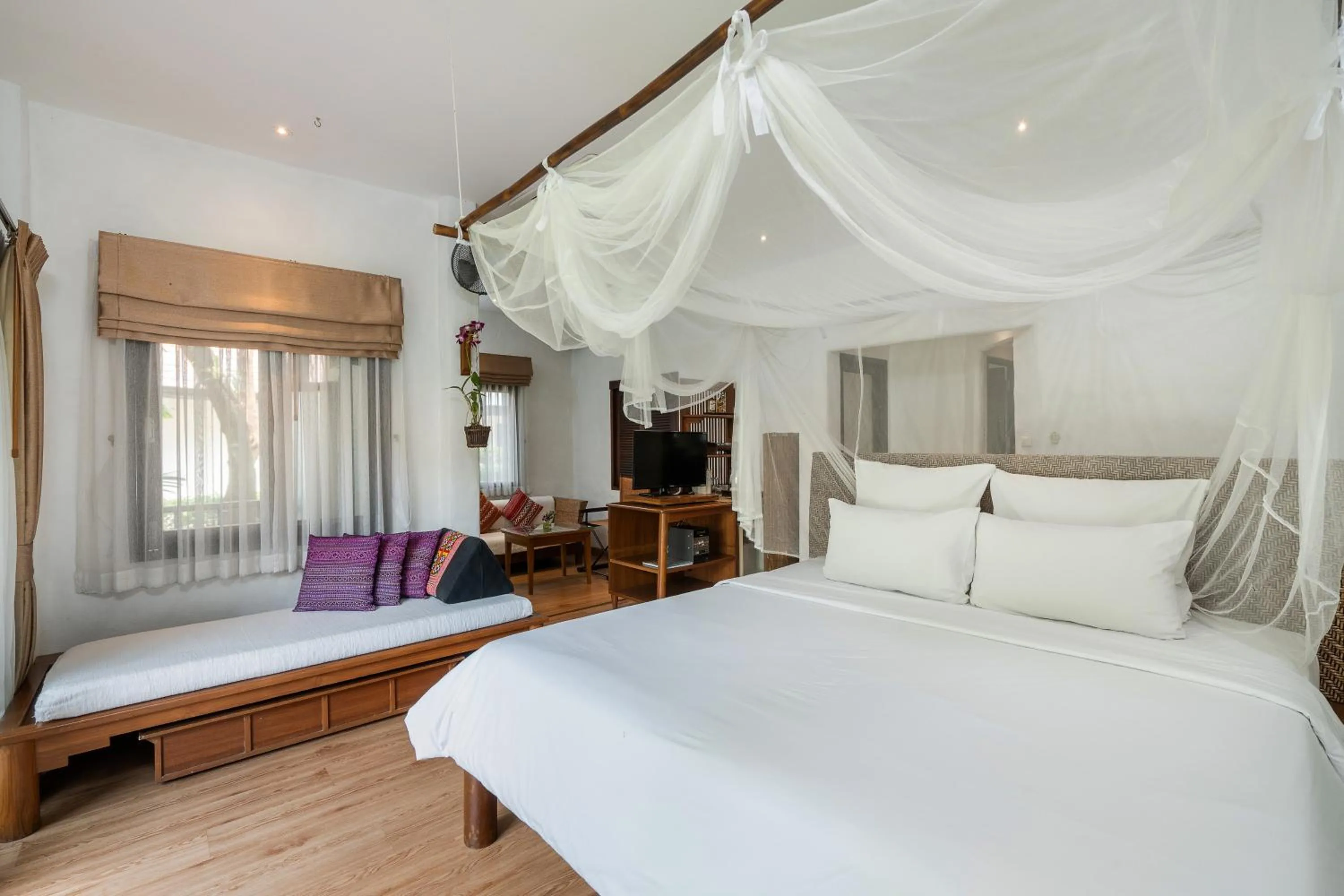Bedroom, Bed in The Legend Chiang Rai Boutique River Resort & Spa