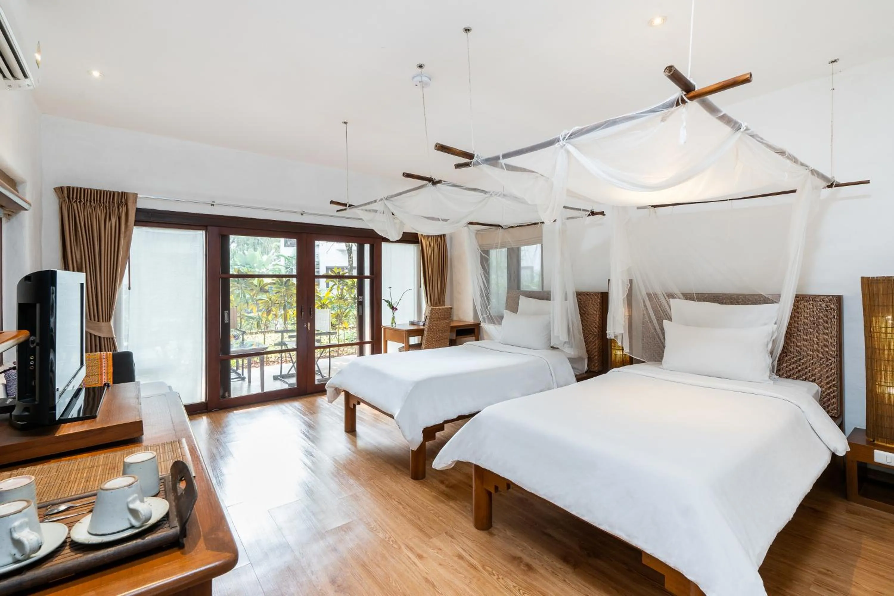 Bedroom, Bed in The Legend Chiang Rai Boutique River Resort & Spa