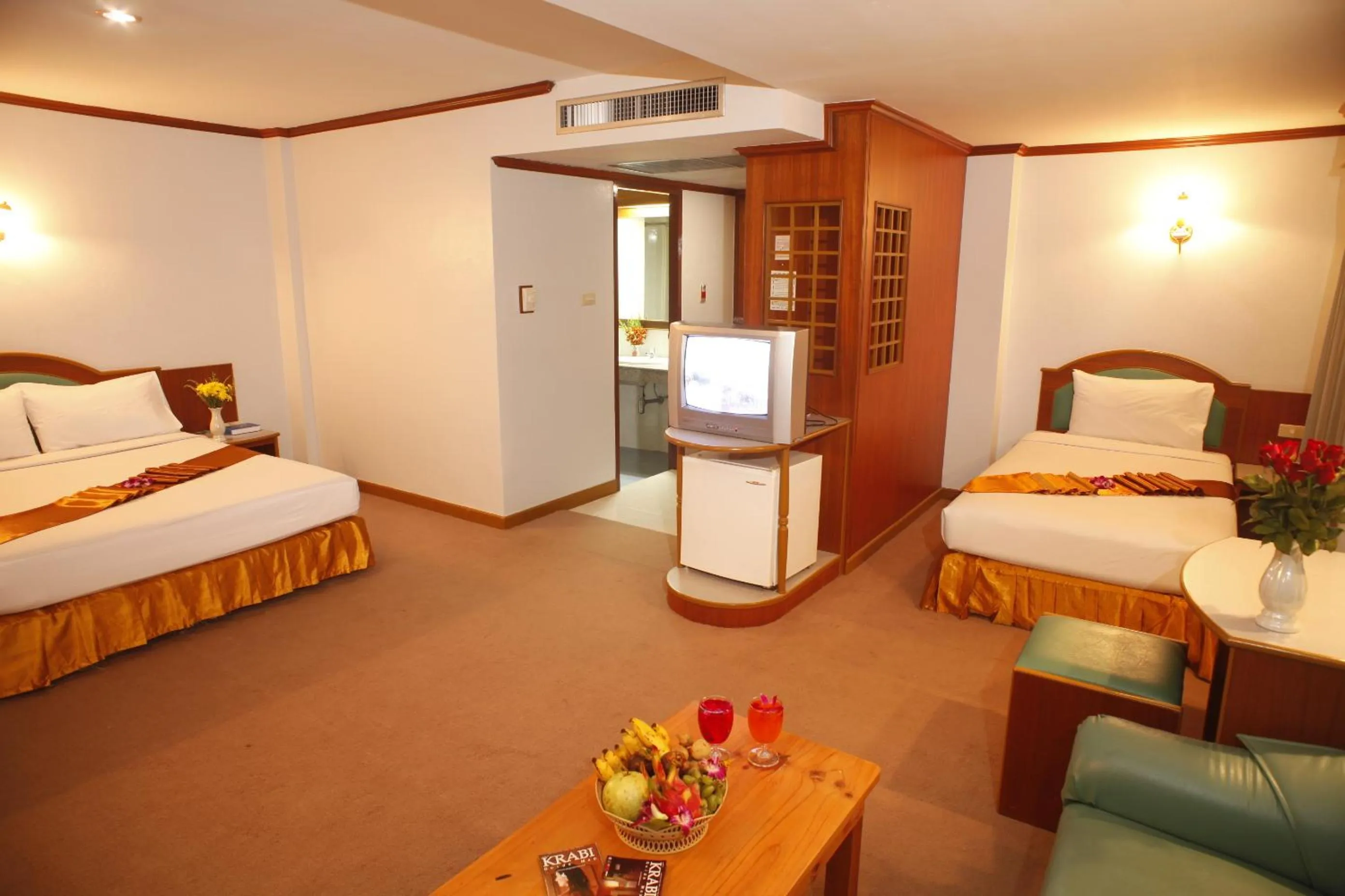 Bed in Boon Siam Hotel