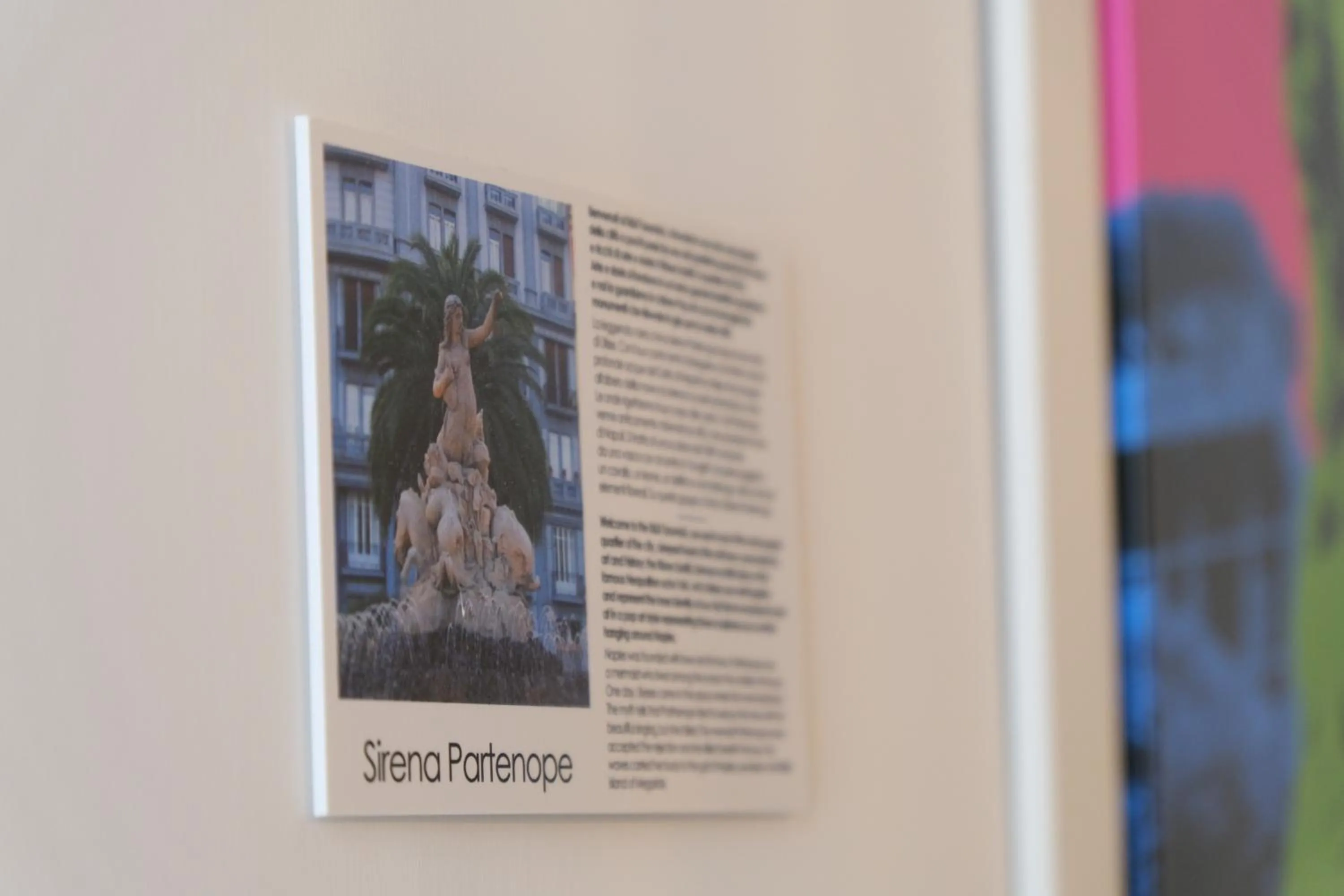 Decorative detail in B&B Tarumbò