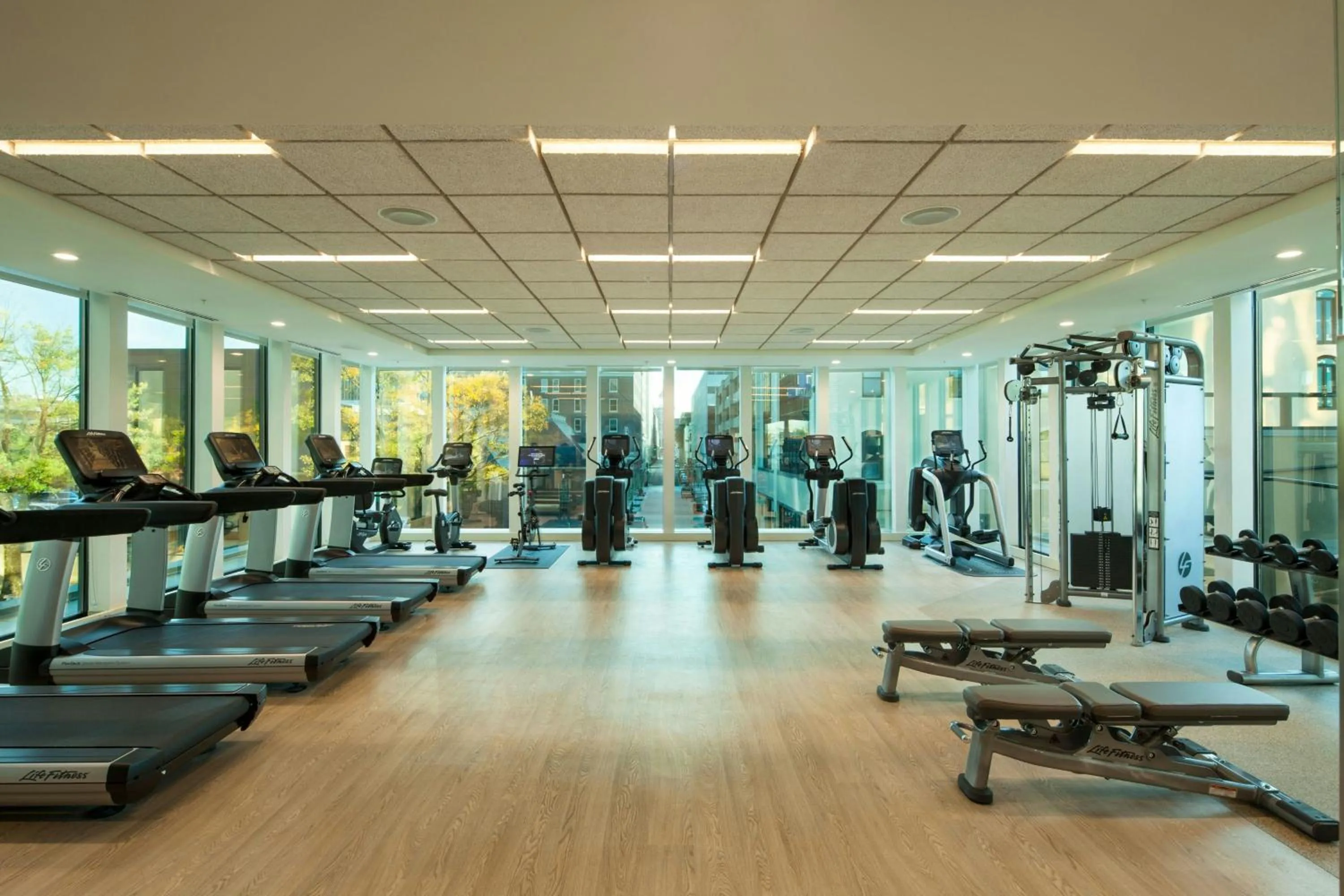 Fitness centre/facilities in The Westin Chattanooga