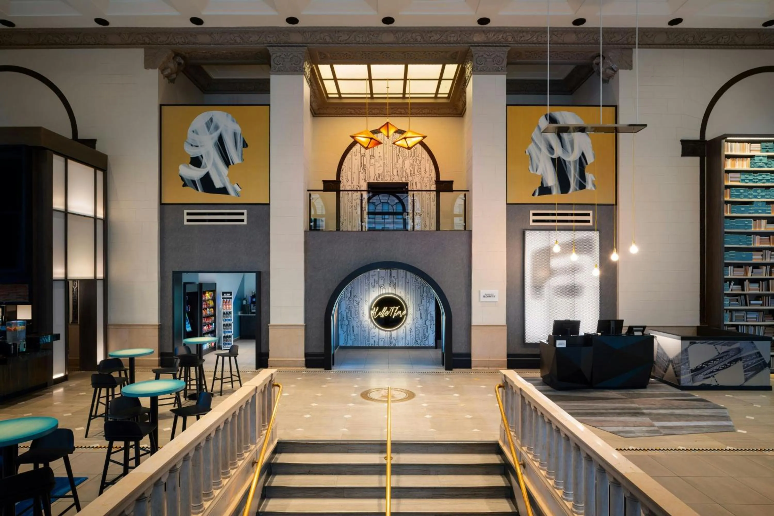 Lobby or reception in Aloft Philadelphia Downtown
