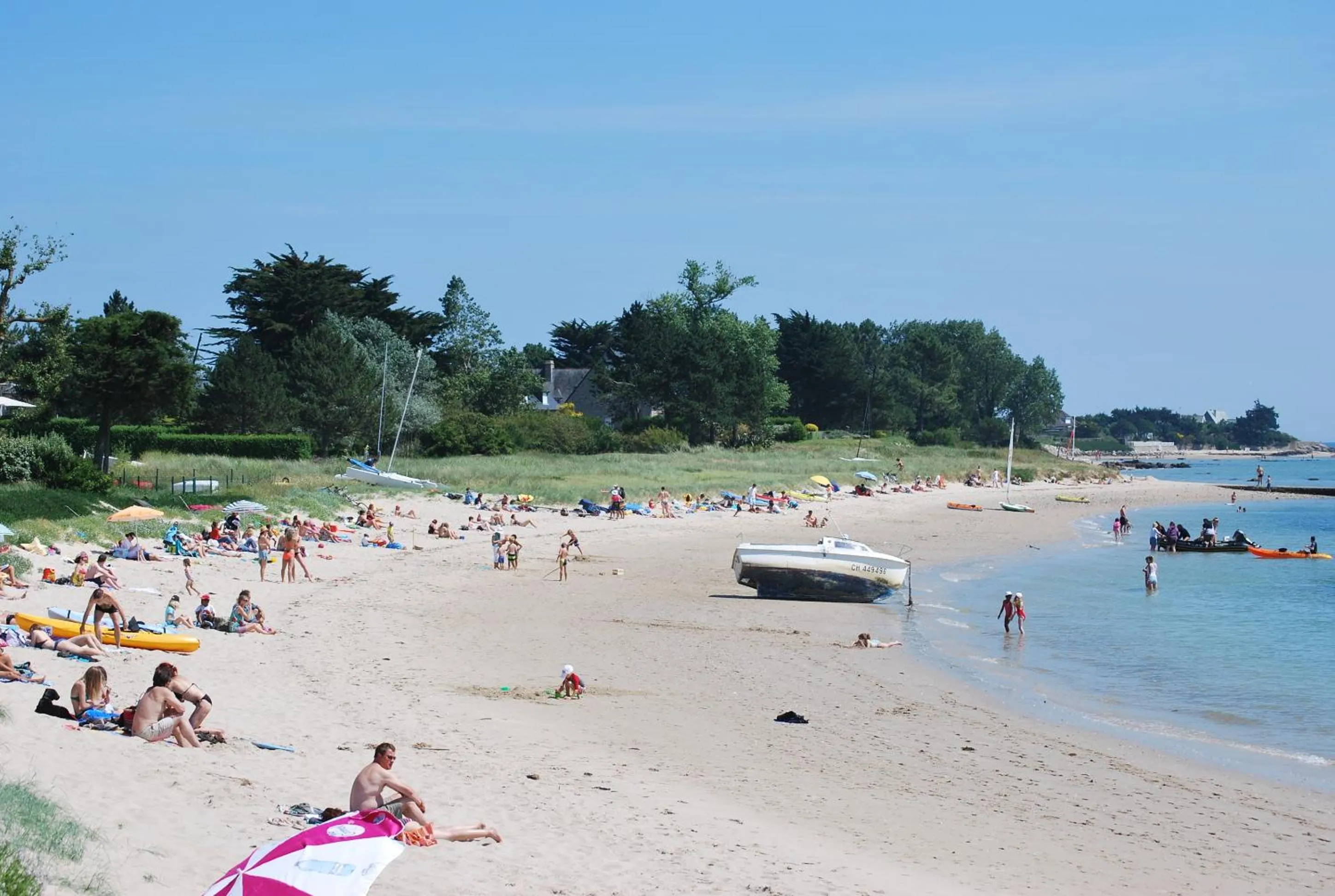 Beach in Hotel Logis Au Moyne de Saire