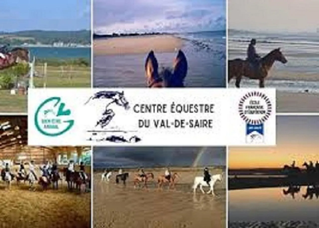 Horse-riding in Hotel Logis Au Moyne de Saire