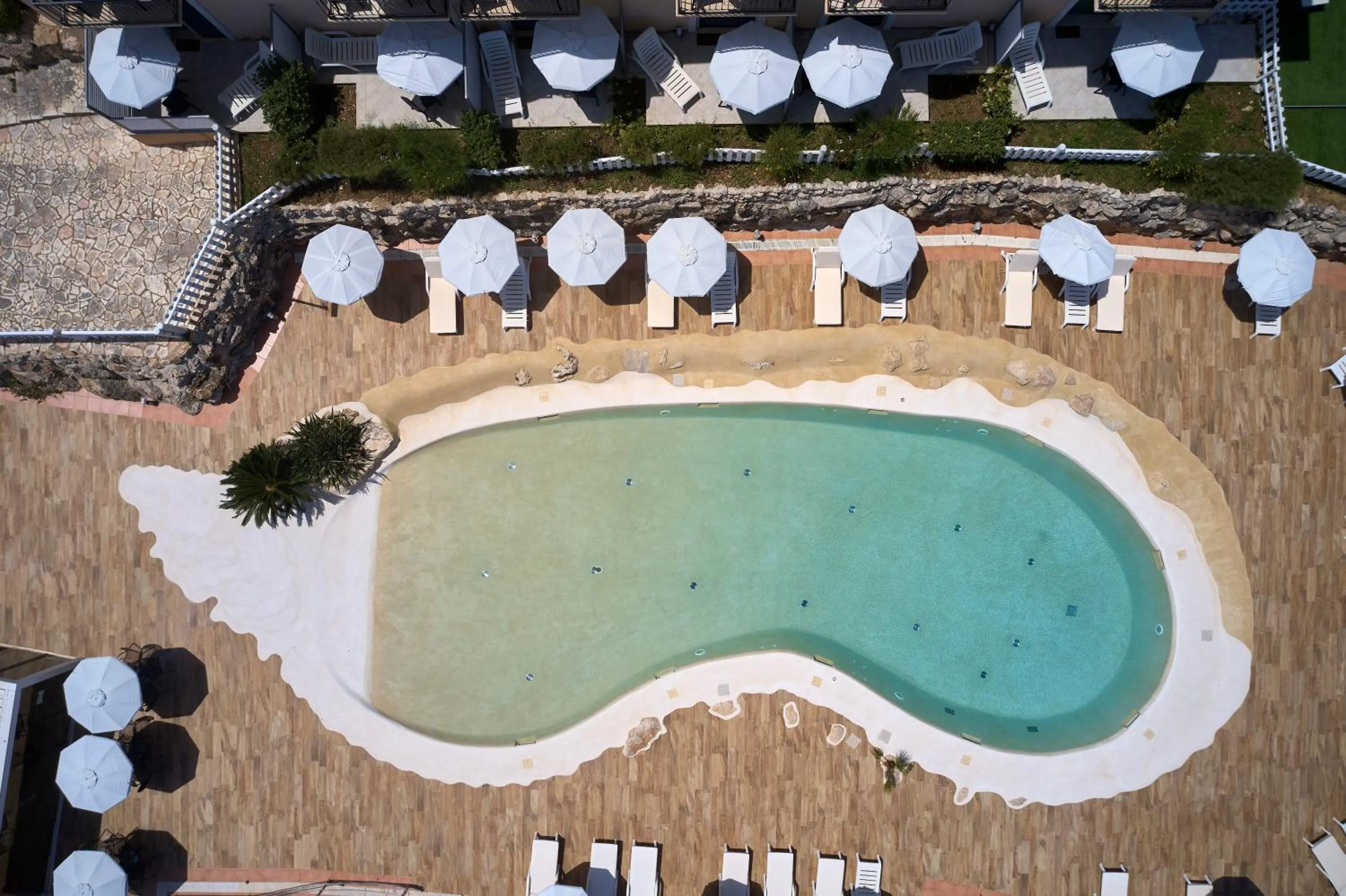 Bird's eye view in Baglio Dello Zingaro