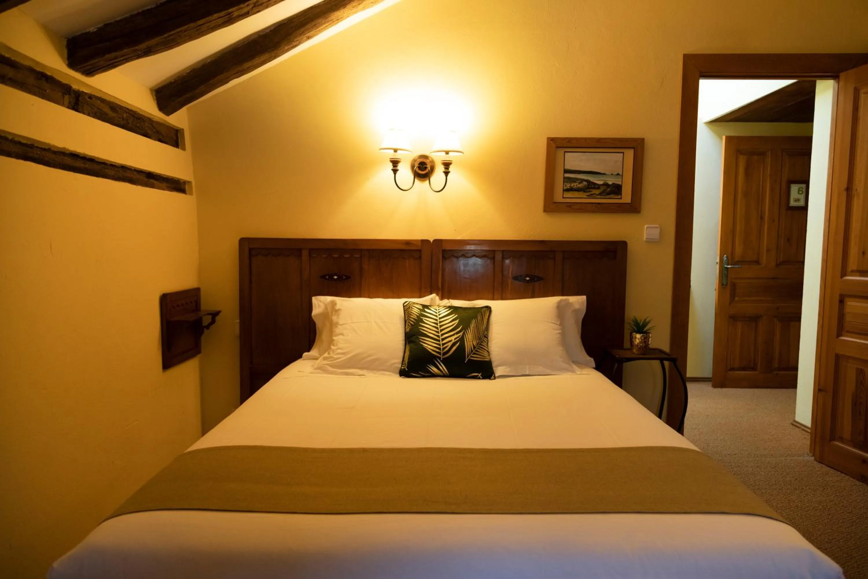 Bed in La Casona de Hermosa