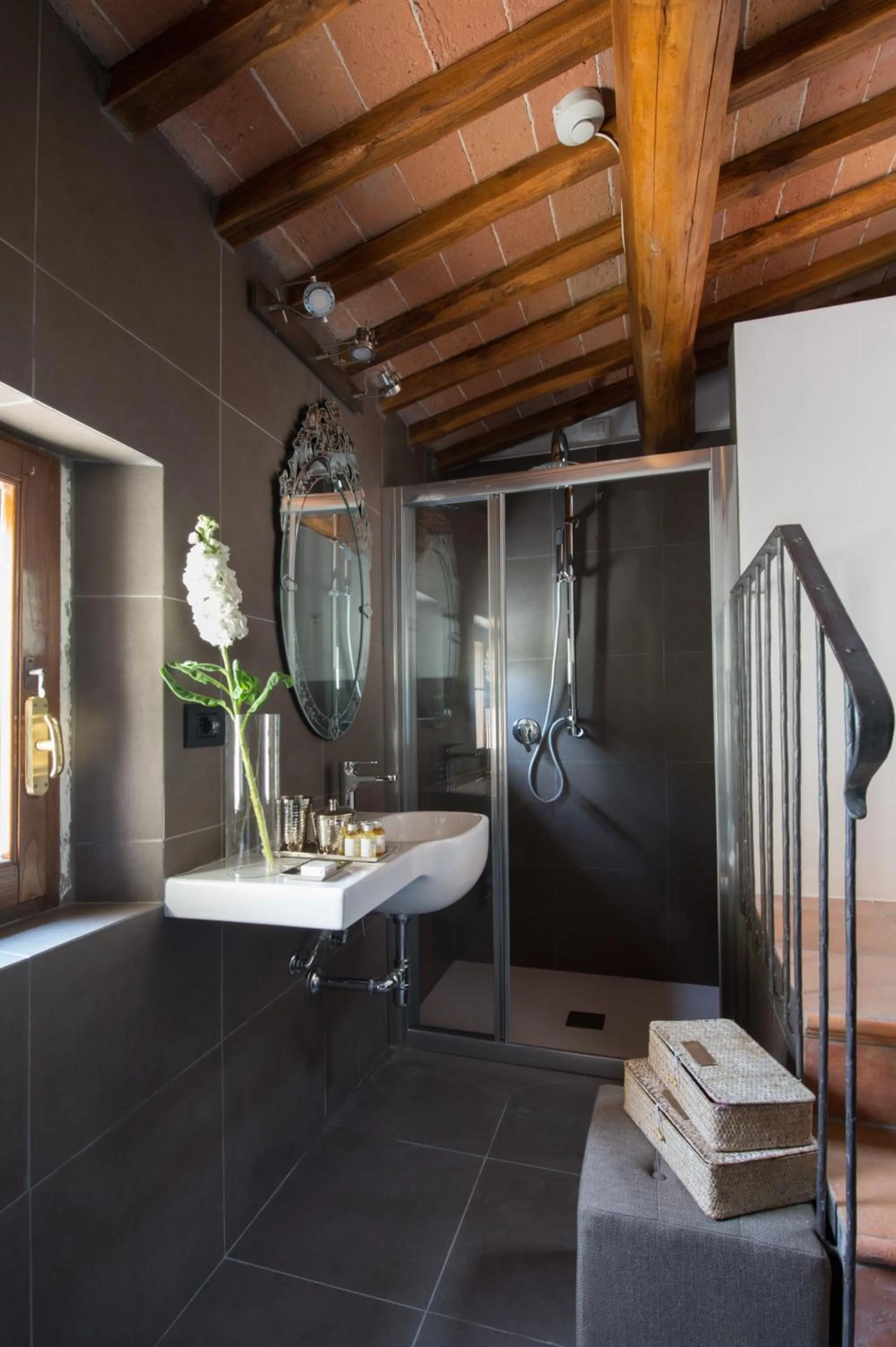 Bathroom in Locanda Le Piazze