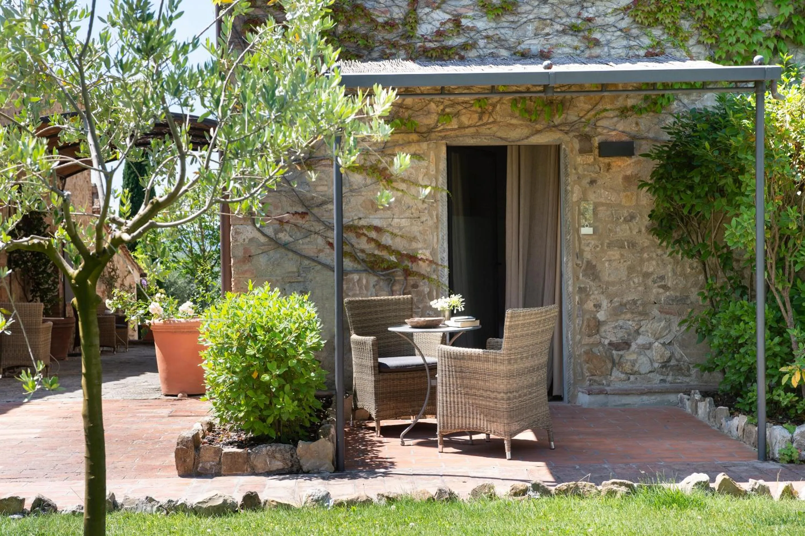 Seating area in Locanda Le Piazze