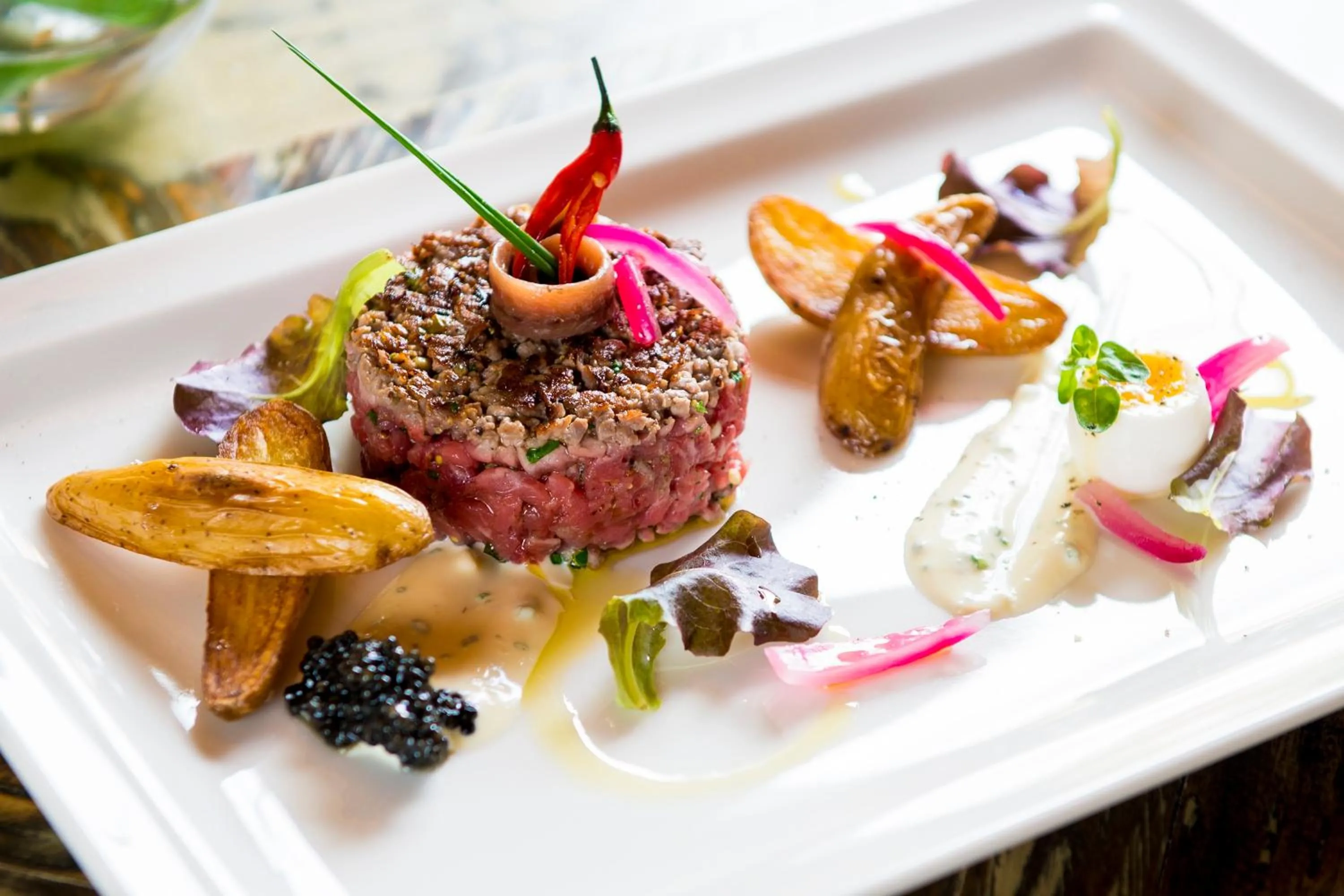 Food and drinks in Locanda Le Piazze