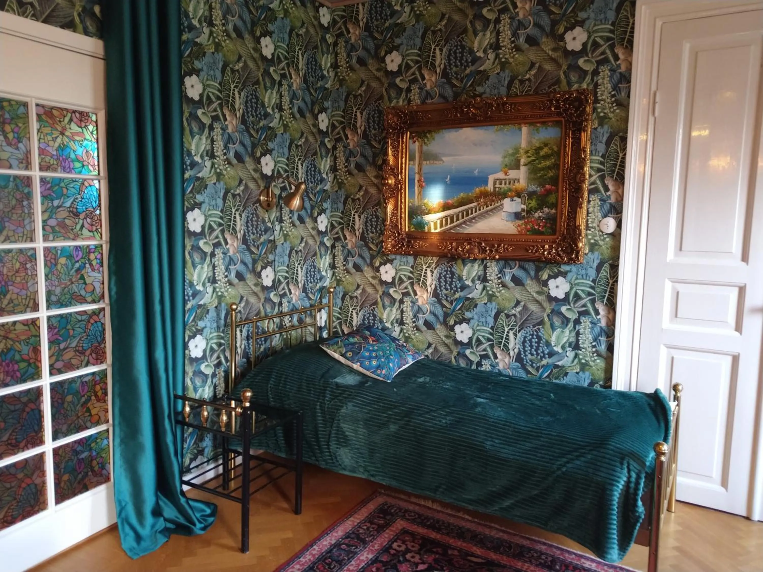 Seating area in Villa Signedal Hostel