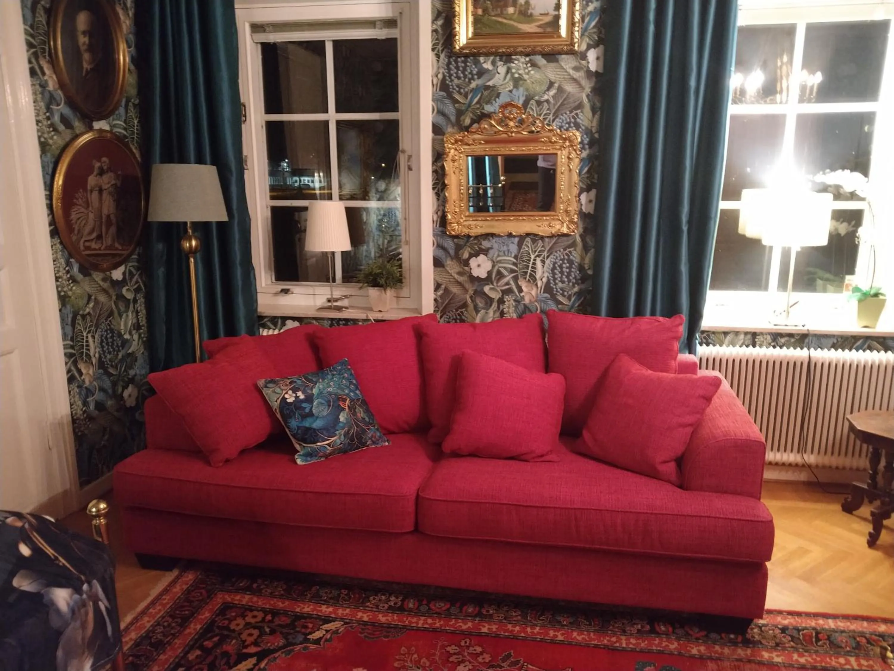 Seating area in Villa Signedal Hostel