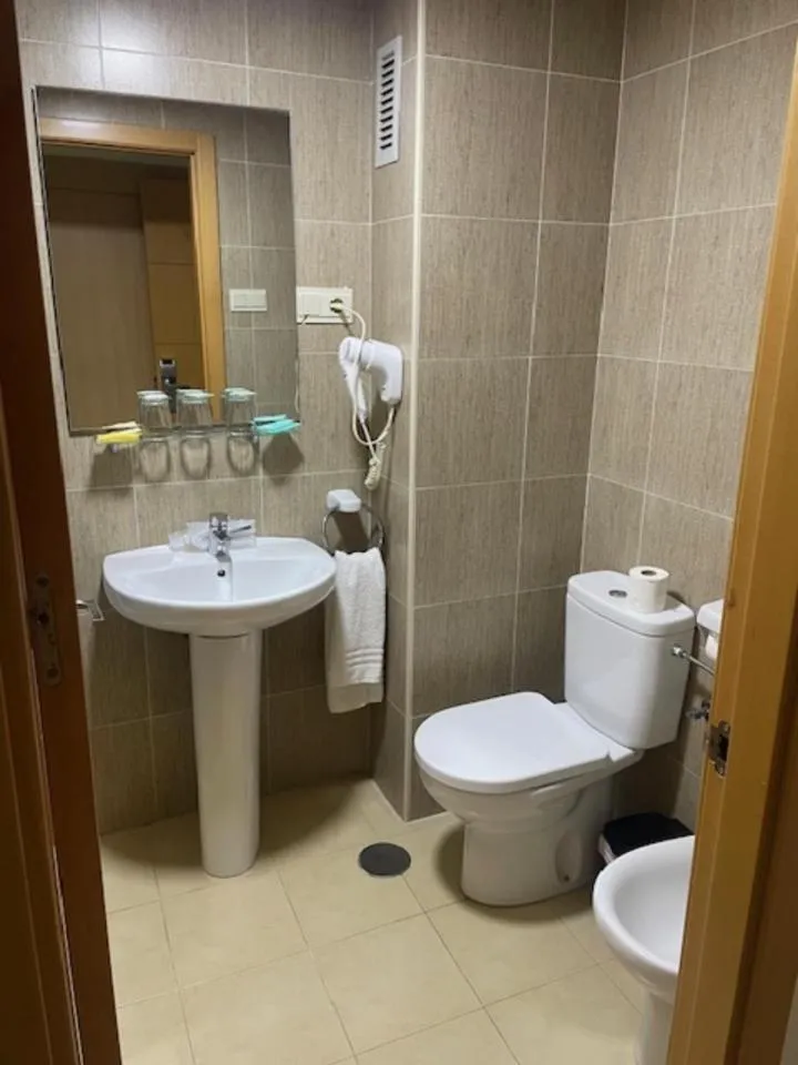 Bathroom in Hotel Anfora