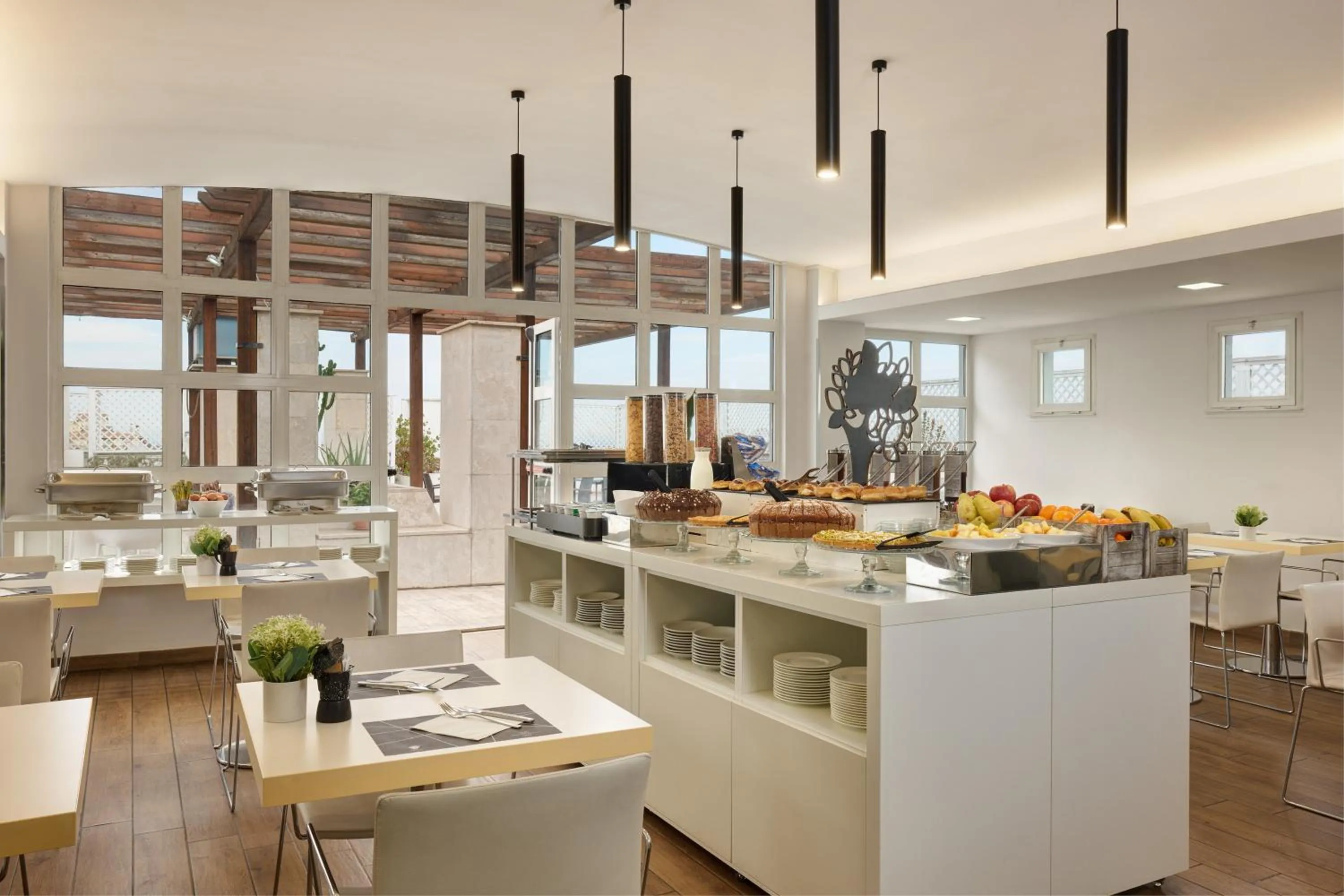 Continental breakfast in Hotel Roma Tor Vergata