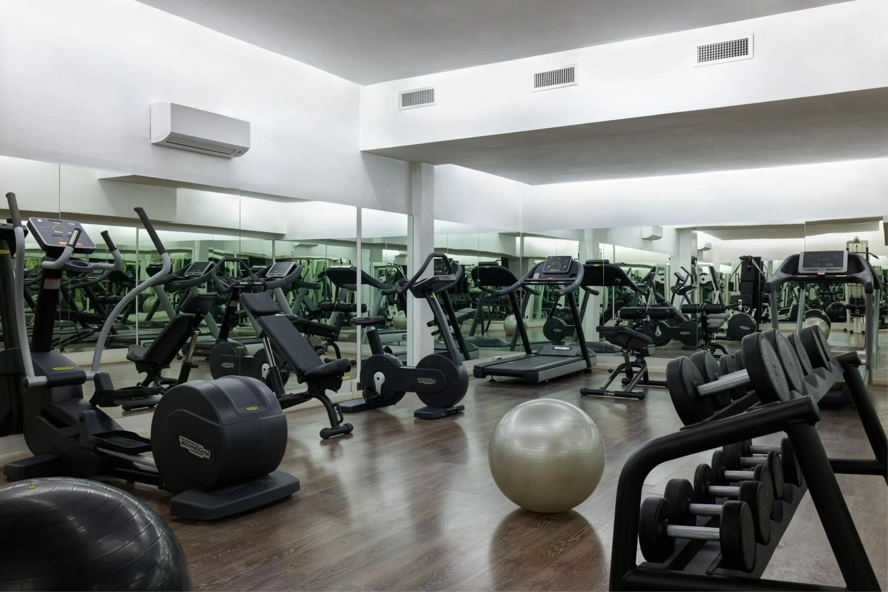 Fitness centre/facilities in Hotel Roma Tor Vergata