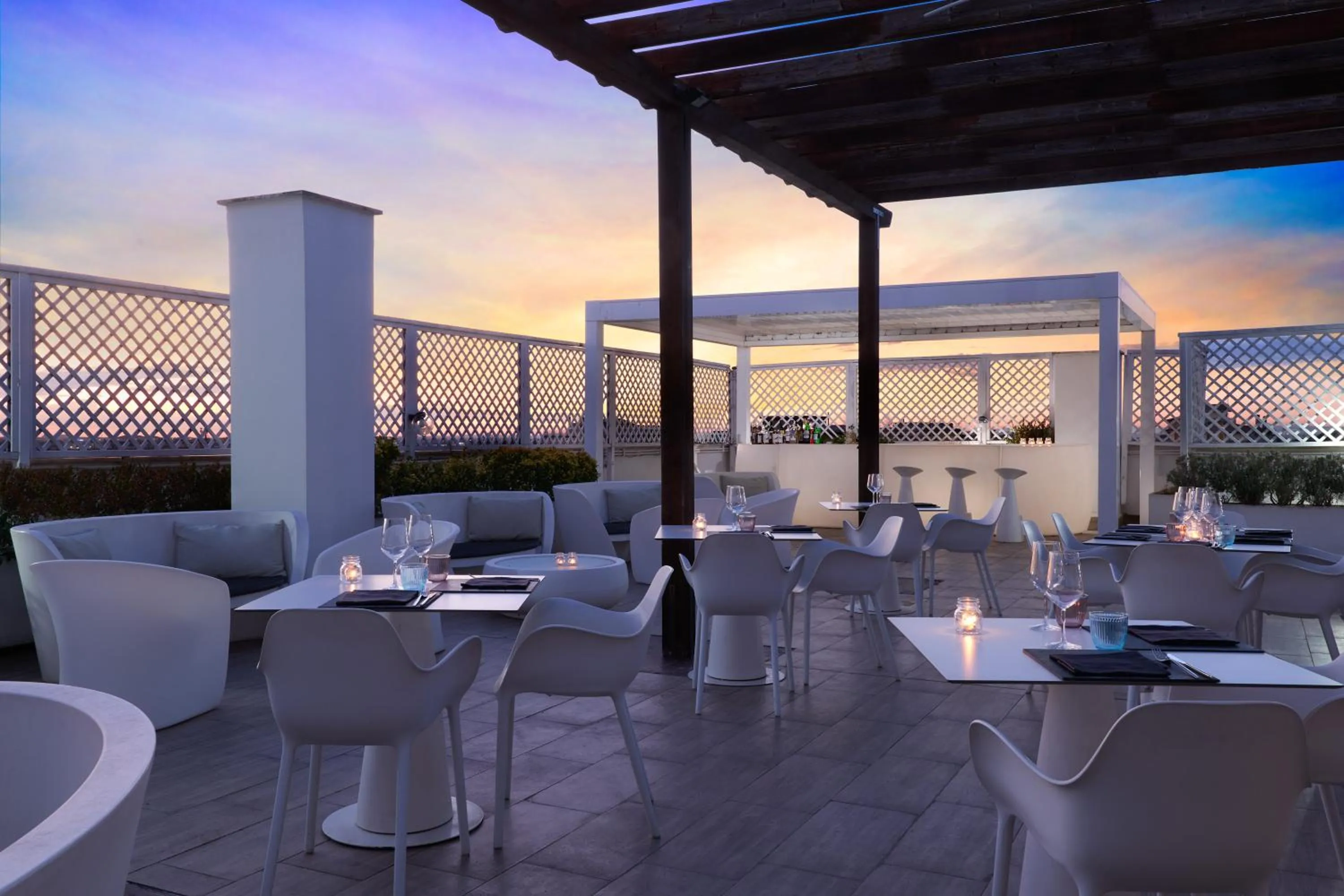 Balcony/Terrace in Hotel Roma Tor Vergata