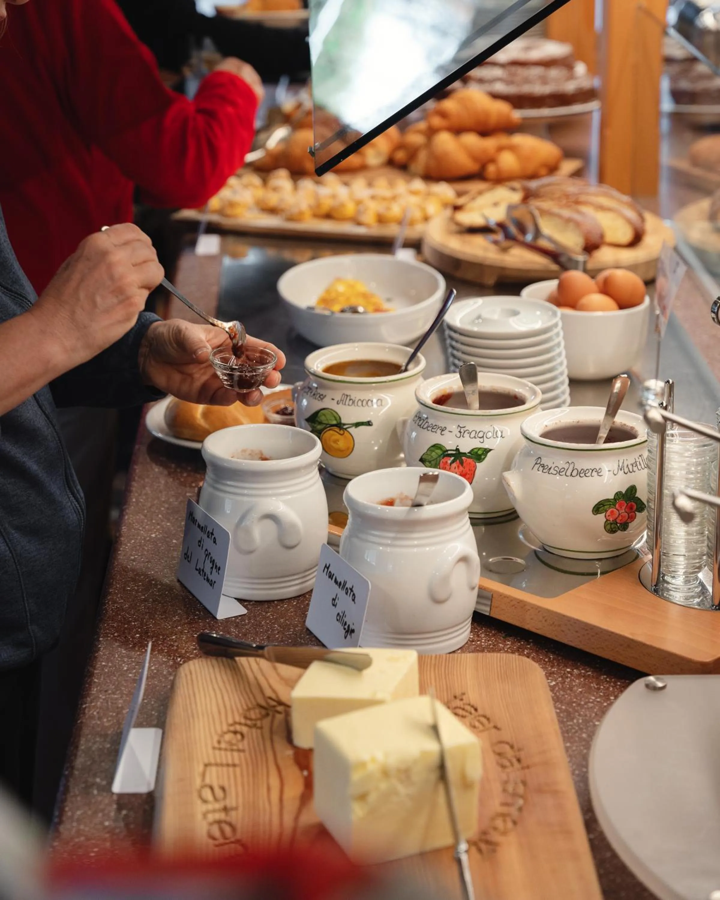 Breakfast in Berg Hotel Latemar Spitze
