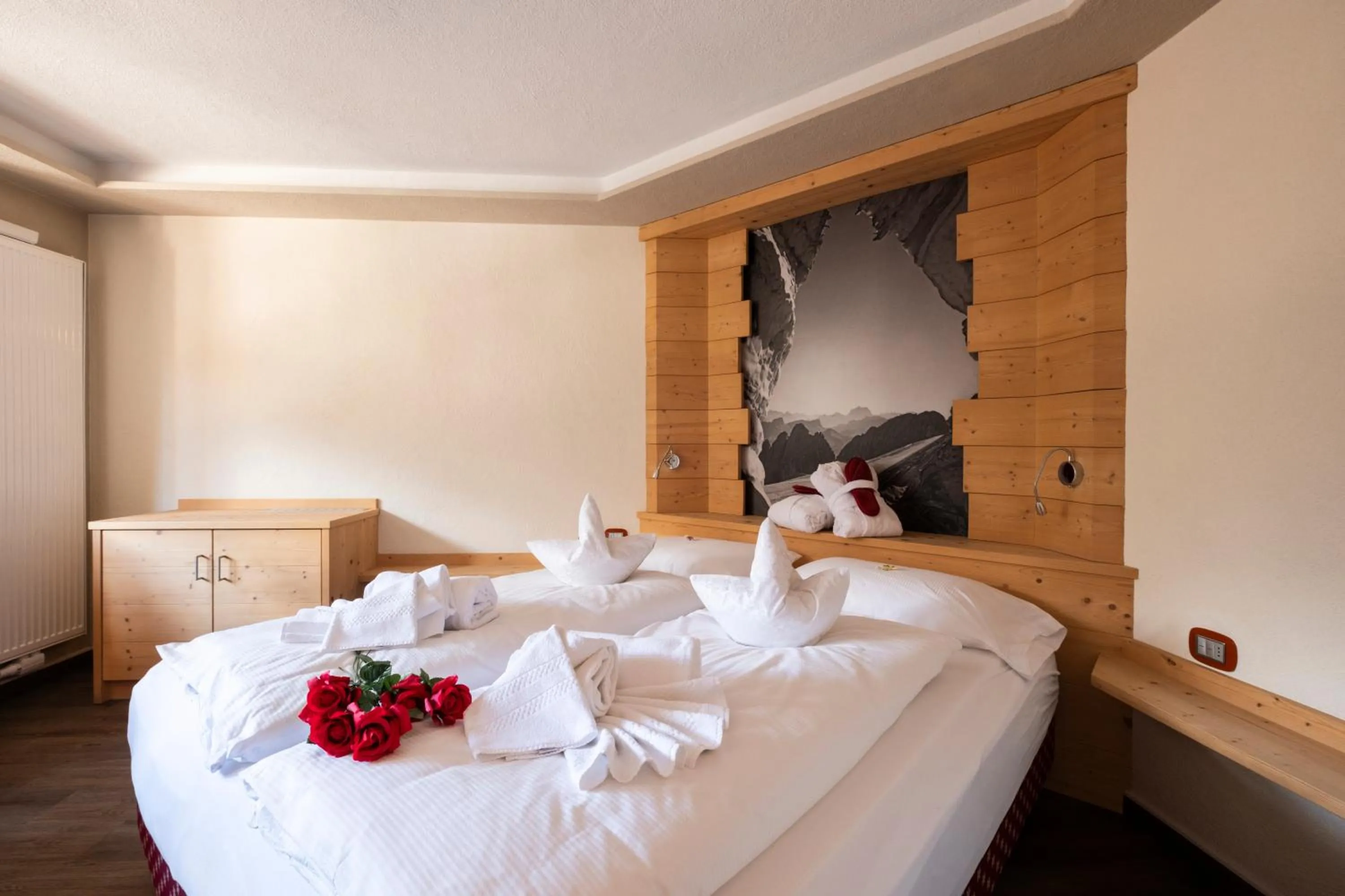 Bed in Berg Hotel Latemar Spitze