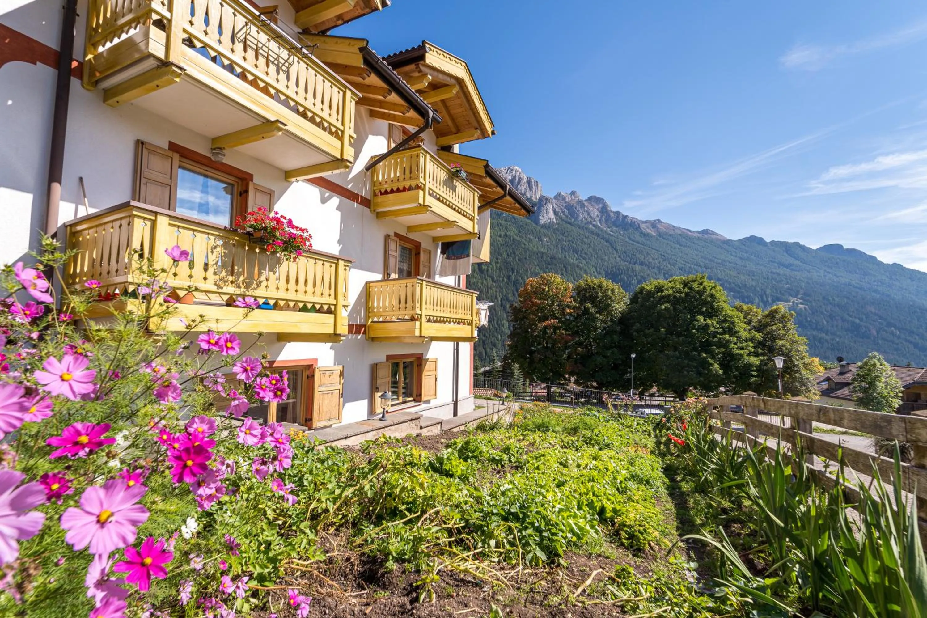Garden in Berg Hotel Latemar Spitze