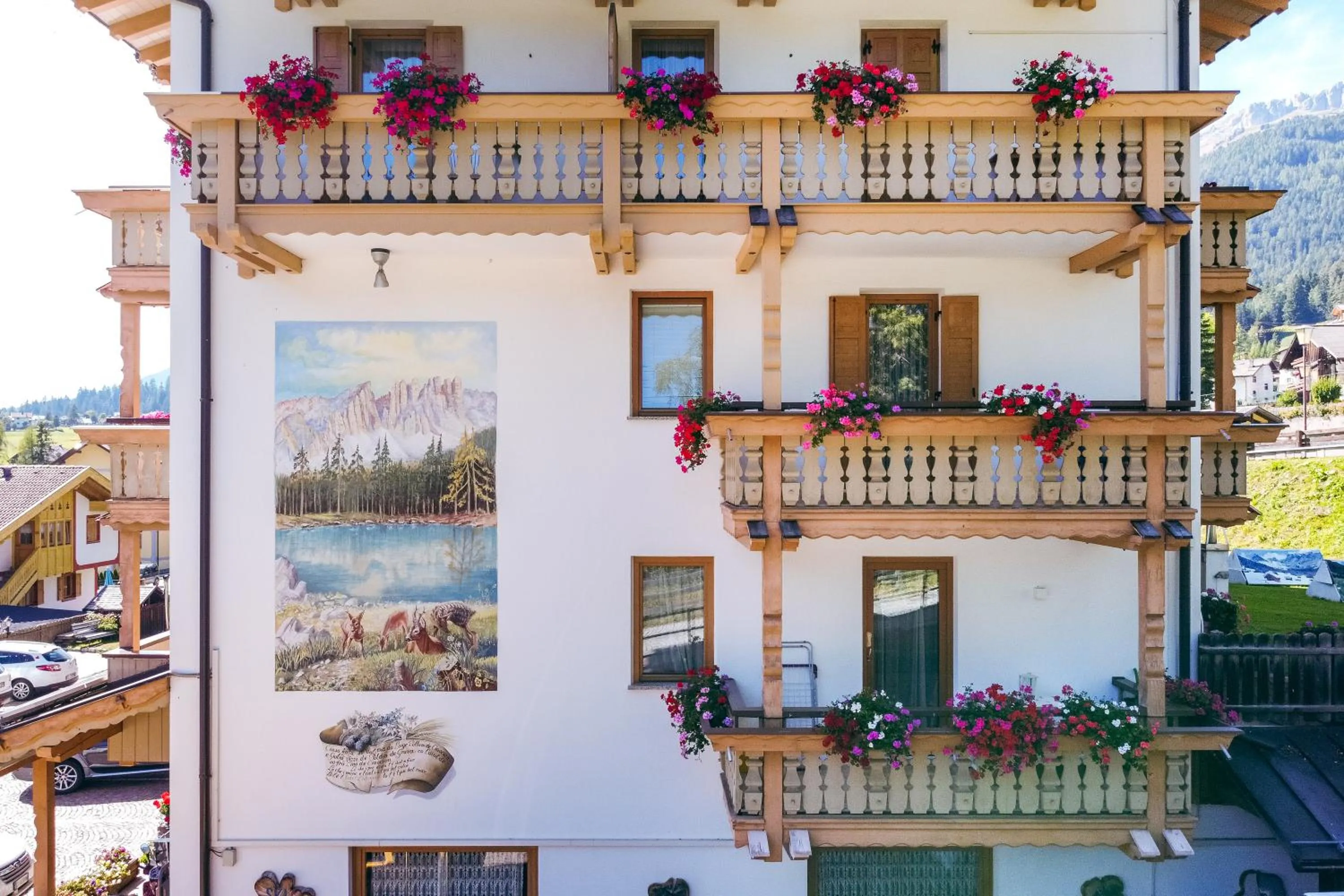 Property building in Berg Hotel Latemar Spitze